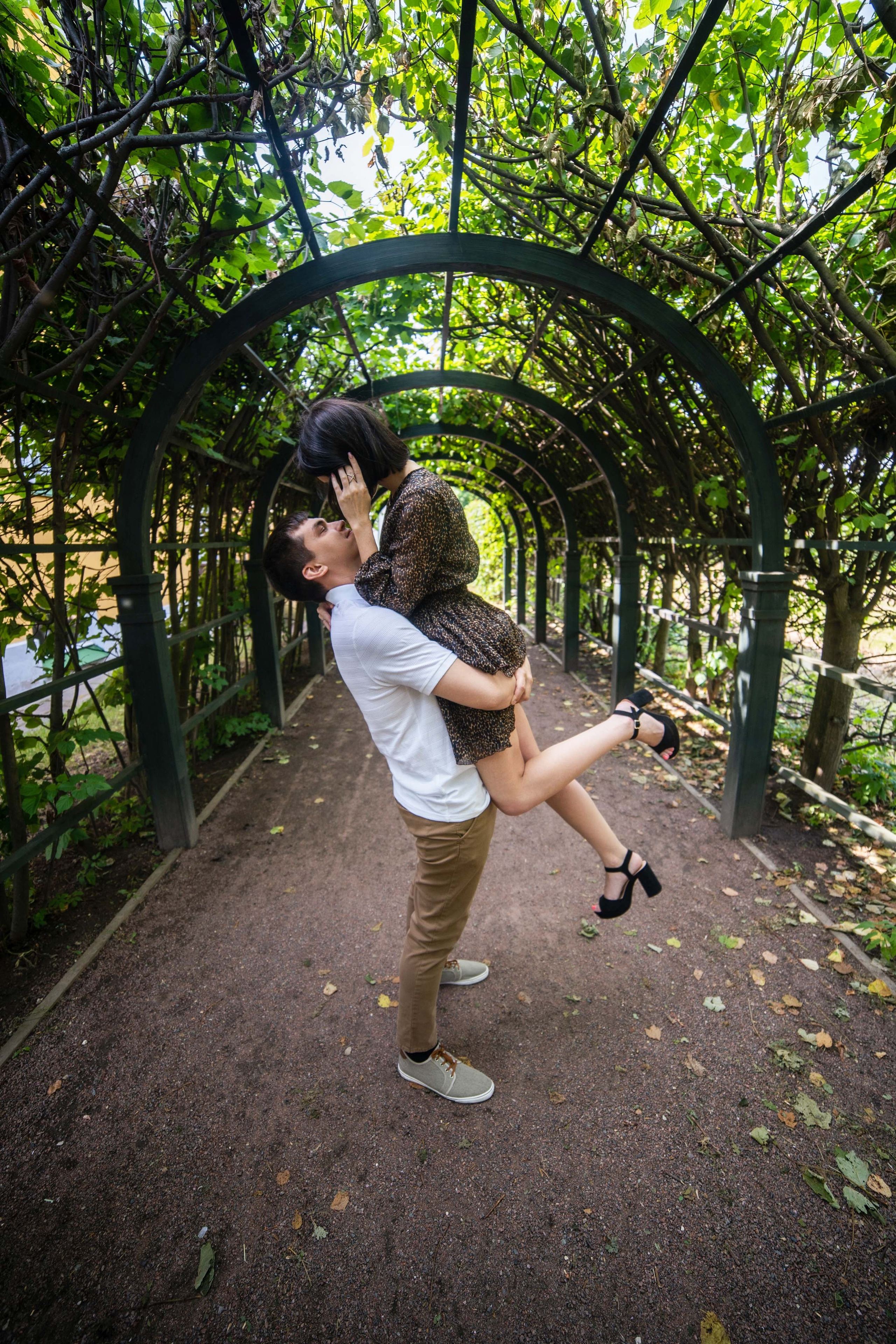 На природе