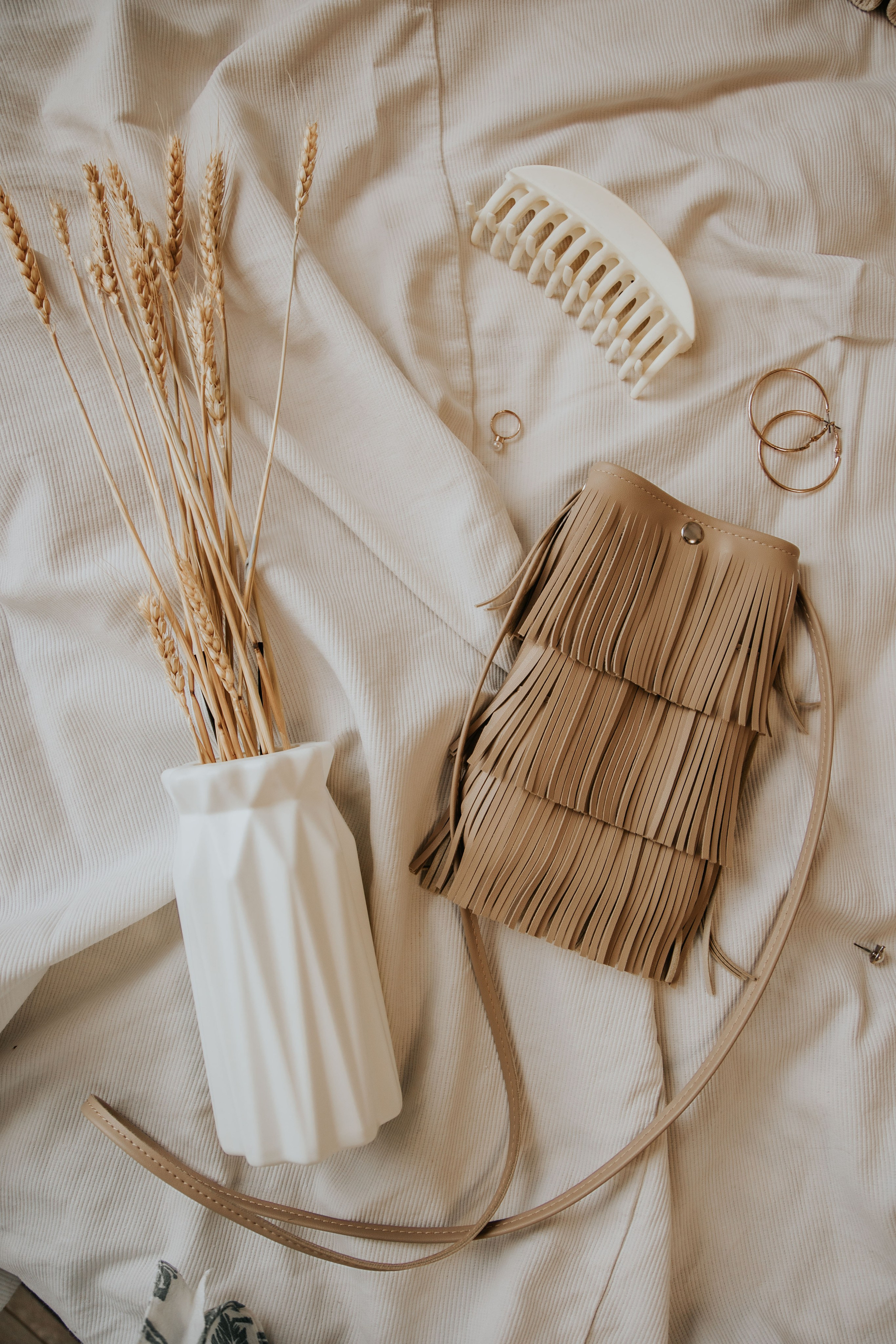 цветы, сухоцветы, листья, вазы