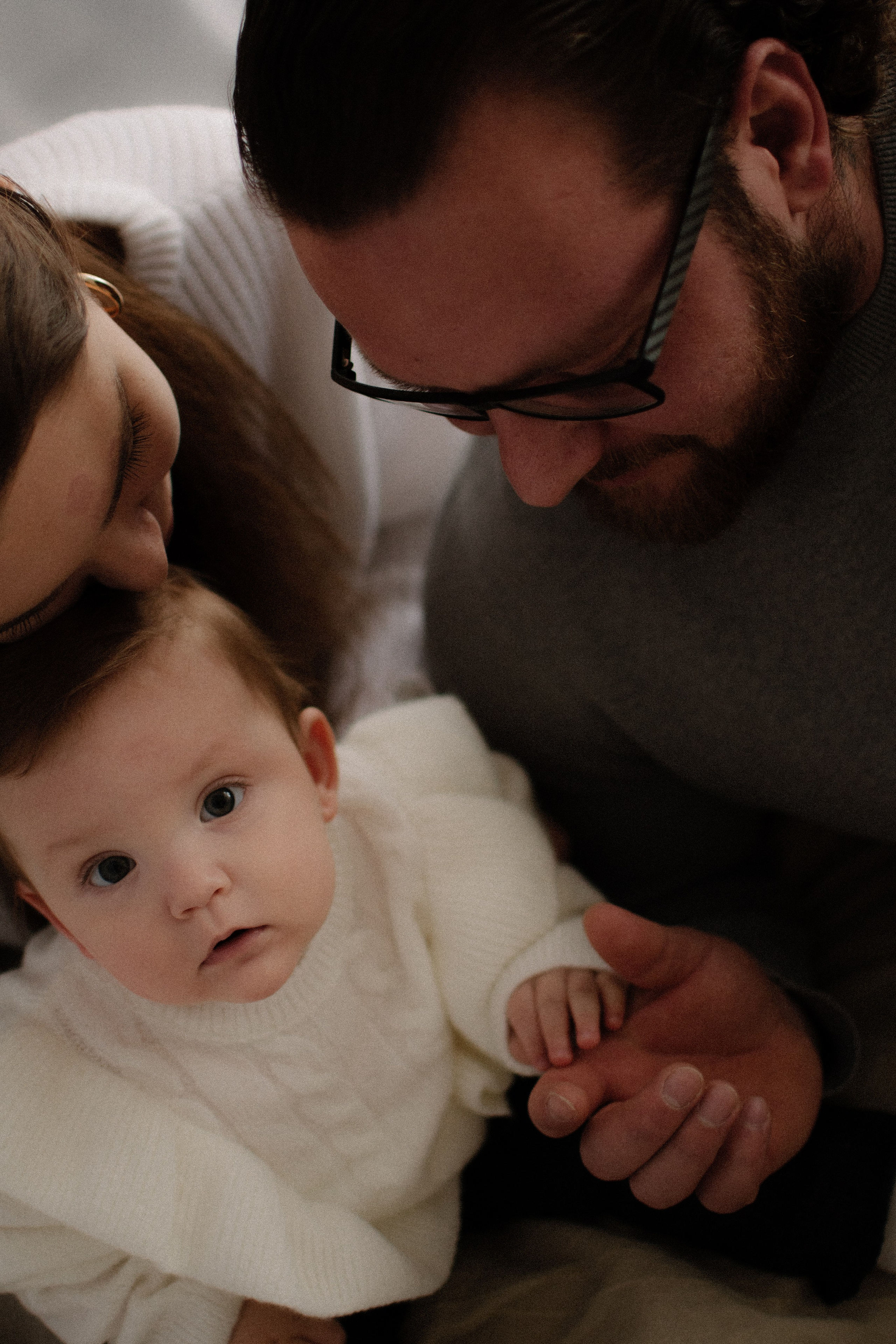 Полина, Сергей и Верочка