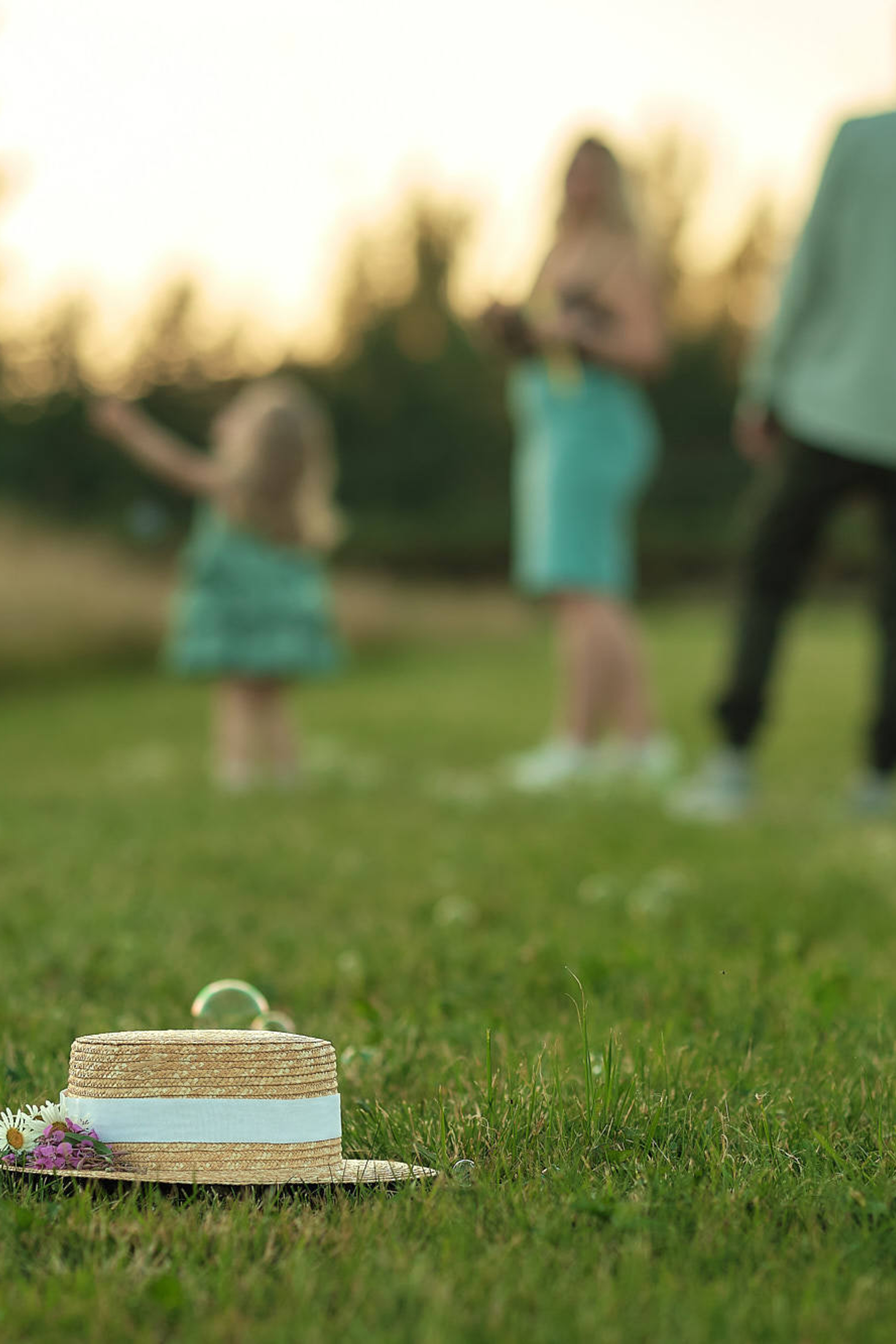 Съёмка на закате