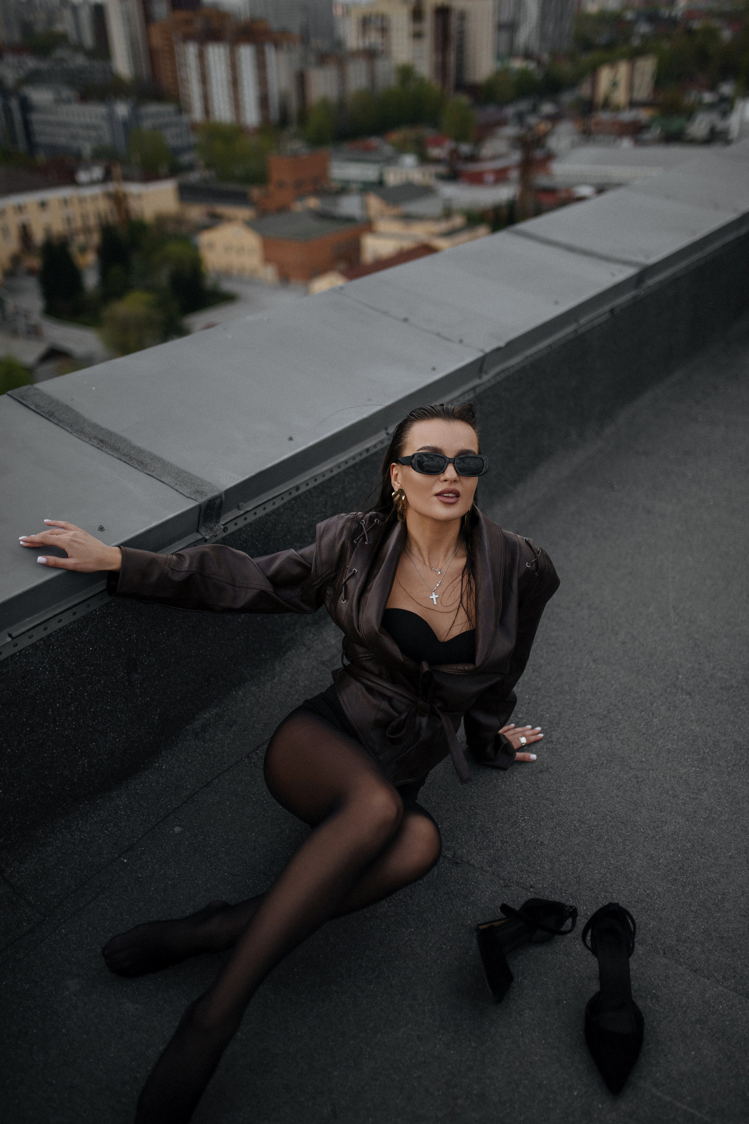 Диана на крыше, локация PhotoRoof