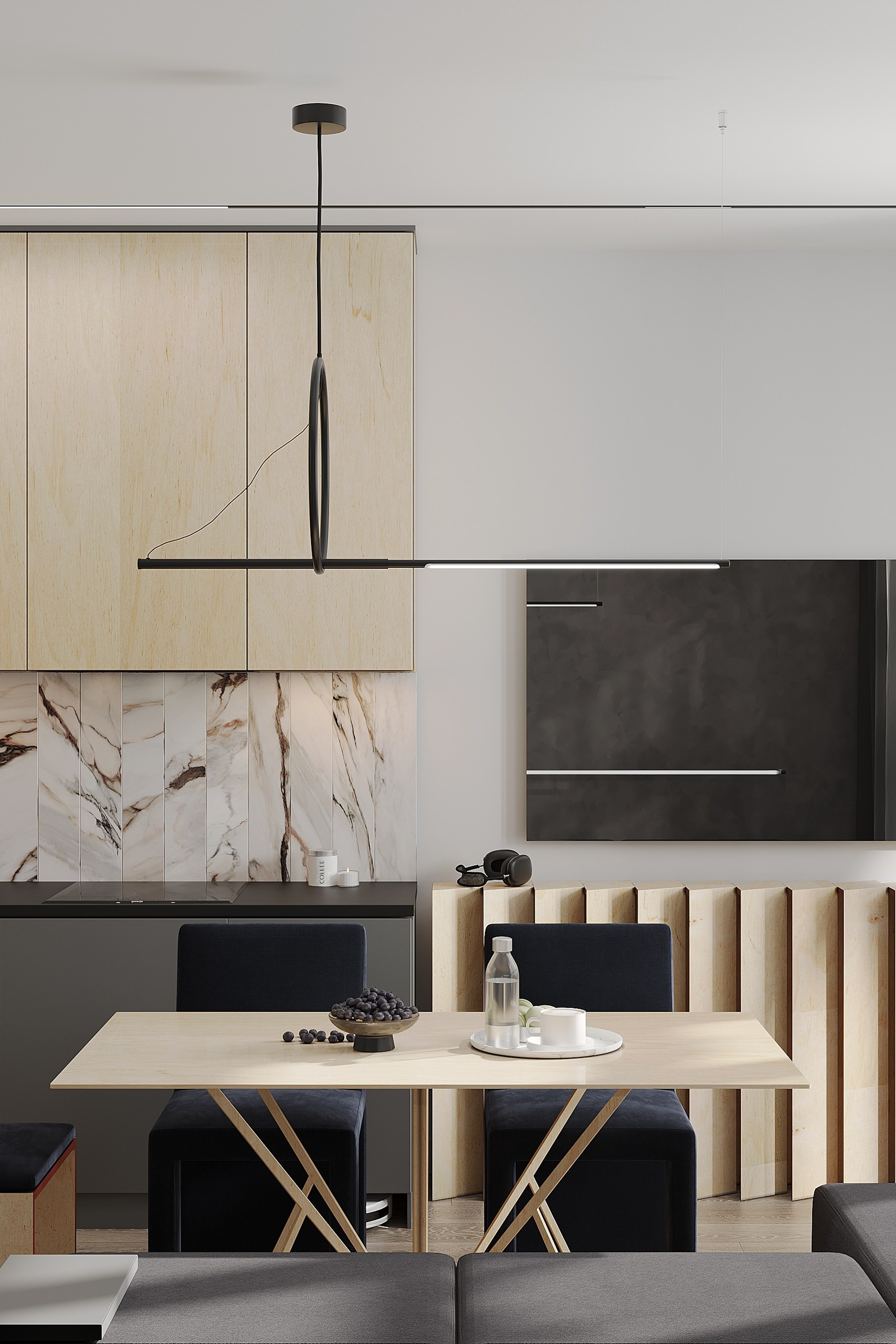 Кв. 75 м² г.Москва. Ксения. 3D‑визуализатор