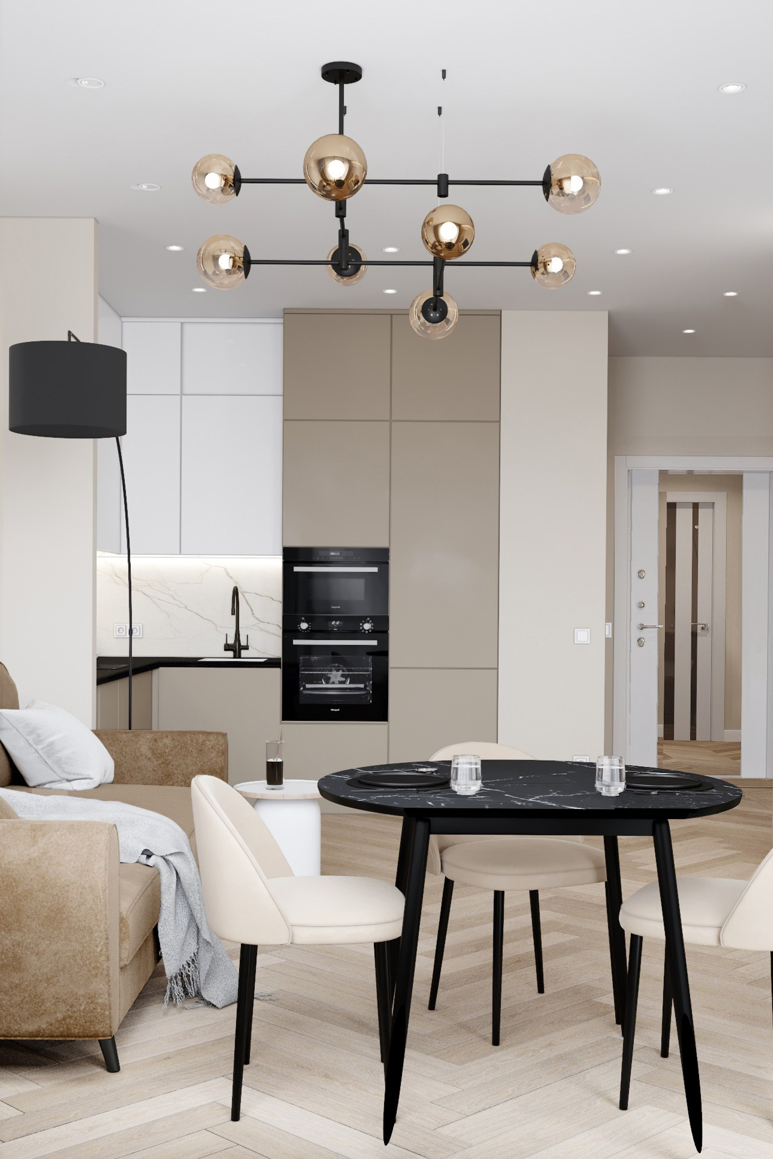 Кв. 64 м². Ксения. 3D‑визуализатор
