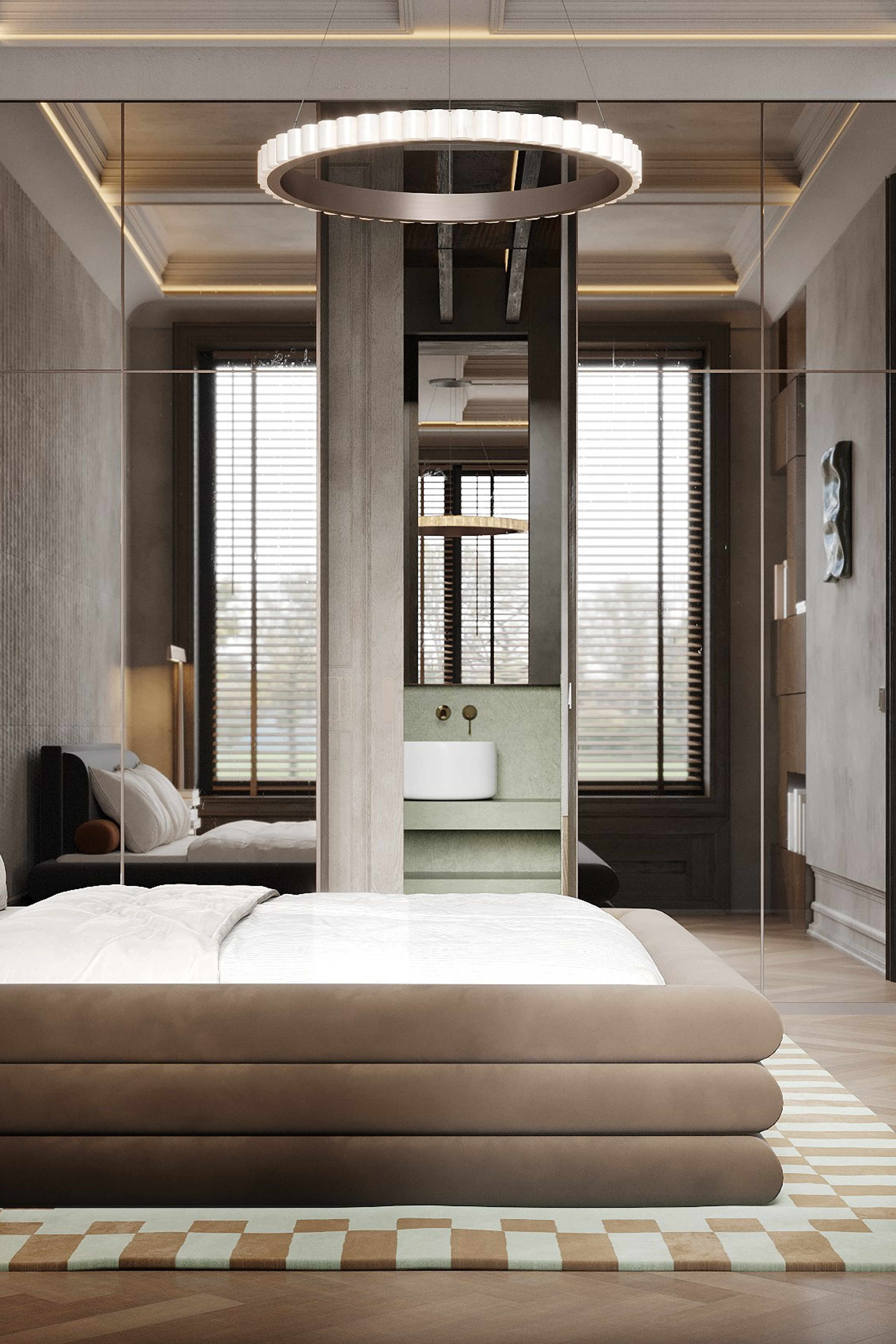 3д визуализация кв. 70 м² г. Москва. Ксения. 3D‑визуализатор