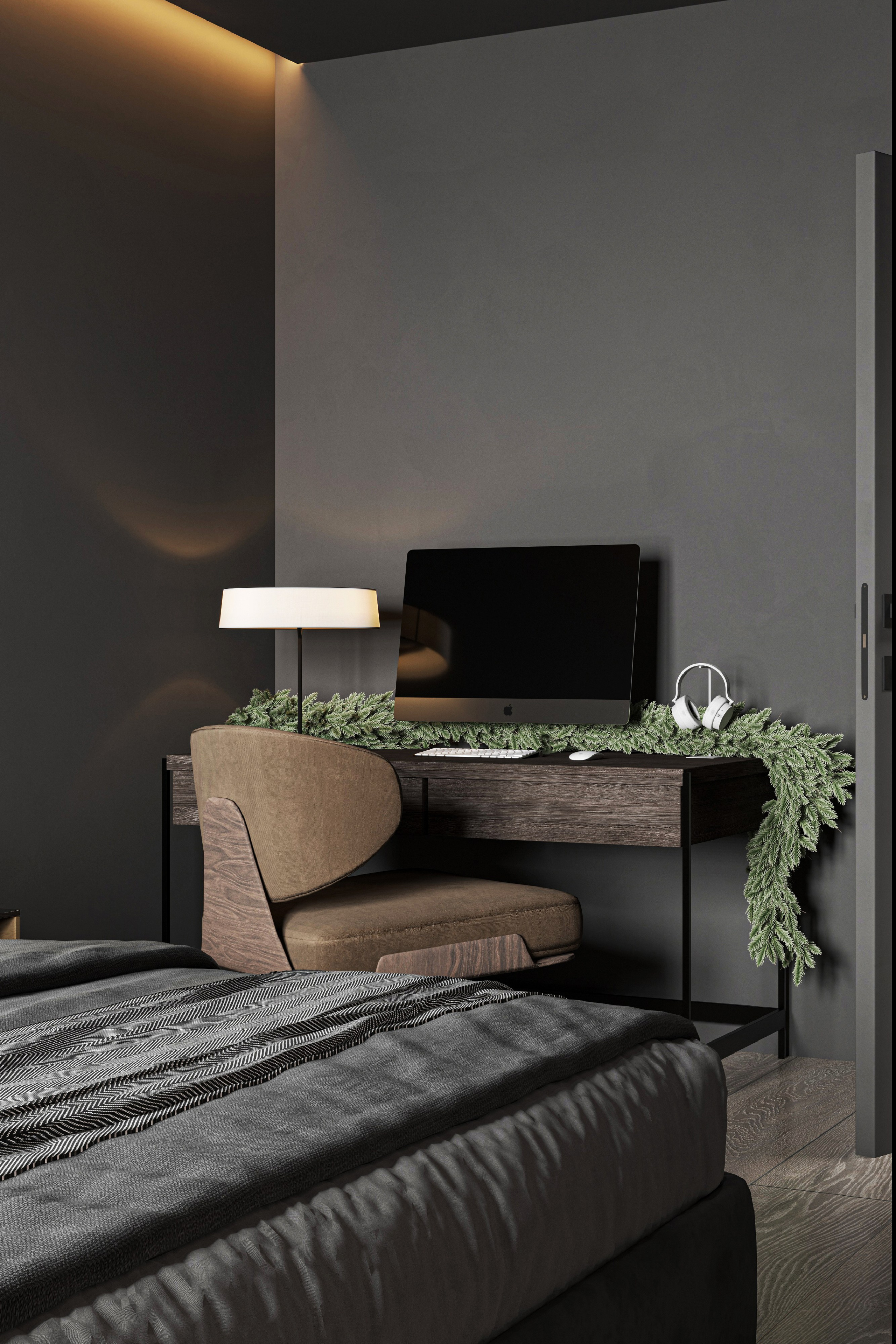 3д визуализация кв. 55 м² г.Санкт-Петербург. Ксения. 3D‑визуализатор