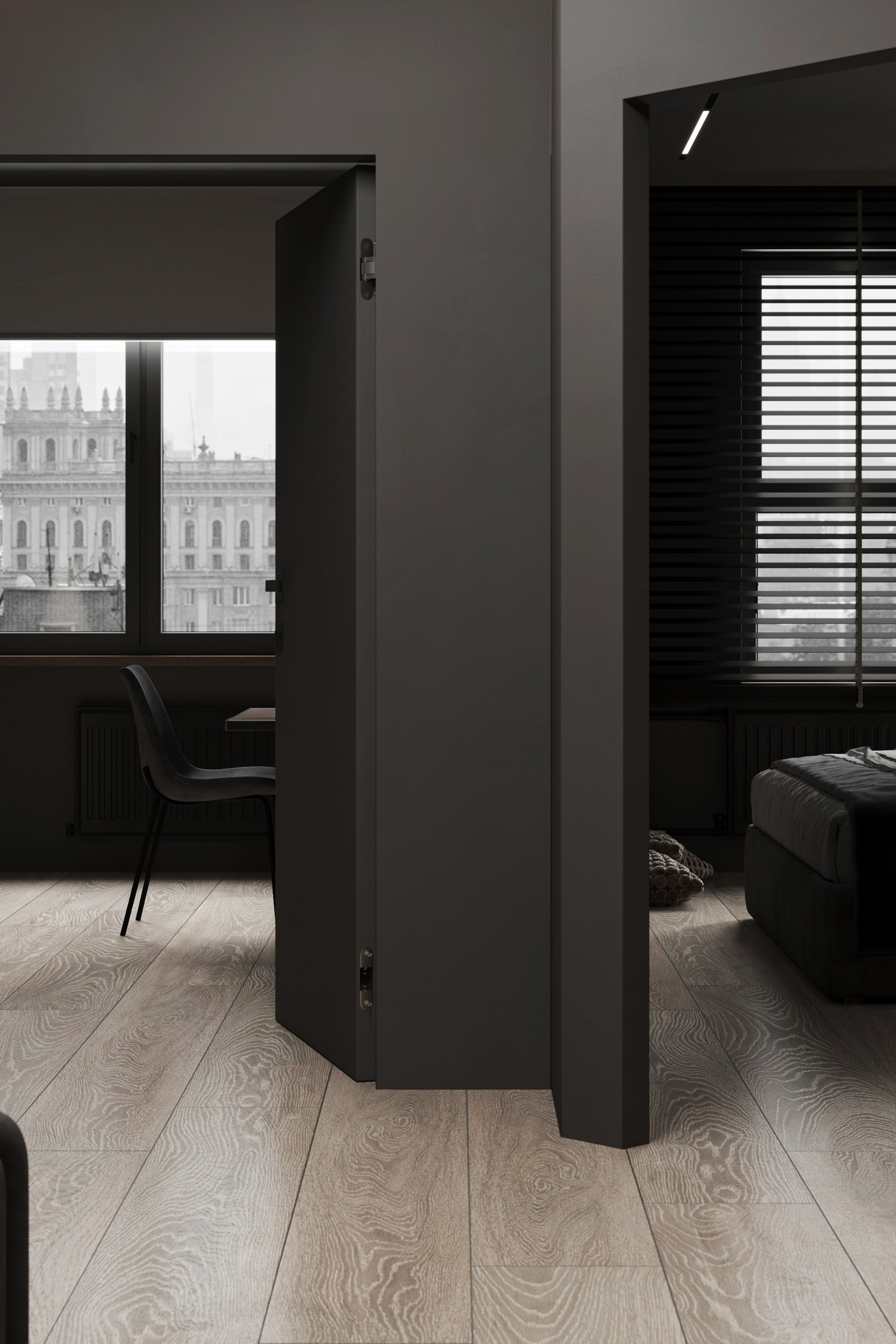 3д визуализация кв. 55 м² г.Санкт-Петербург. Ксения. 3D‑визуализатор