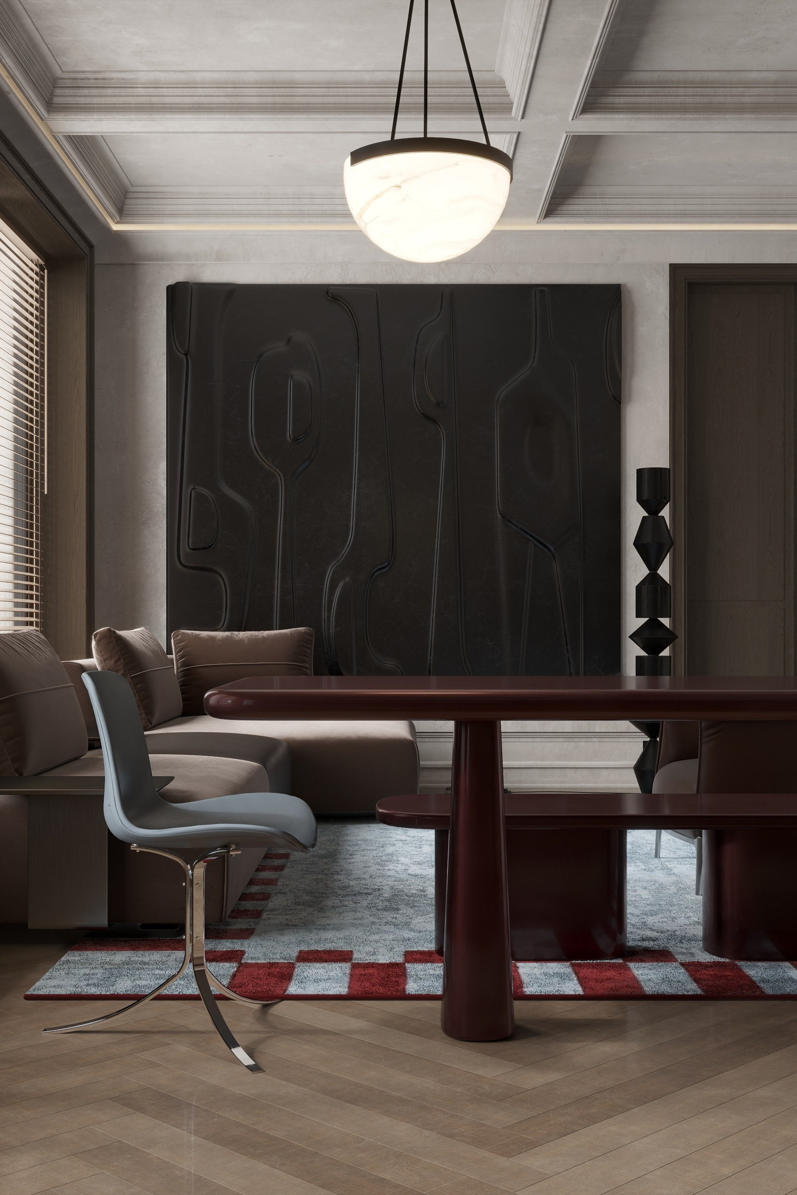 3д визуализация кв. 70 м² г. Москва. Ксения. 3D‑визуализатор