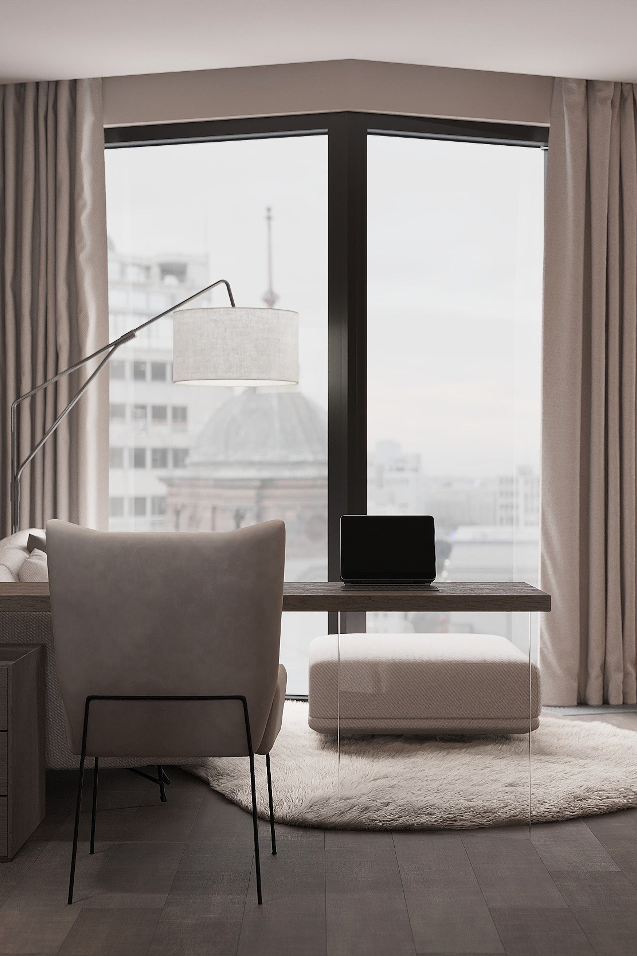 Кв 70 м² ЖК WOW г. МОсква. Ксения. 3D‑визуализатор