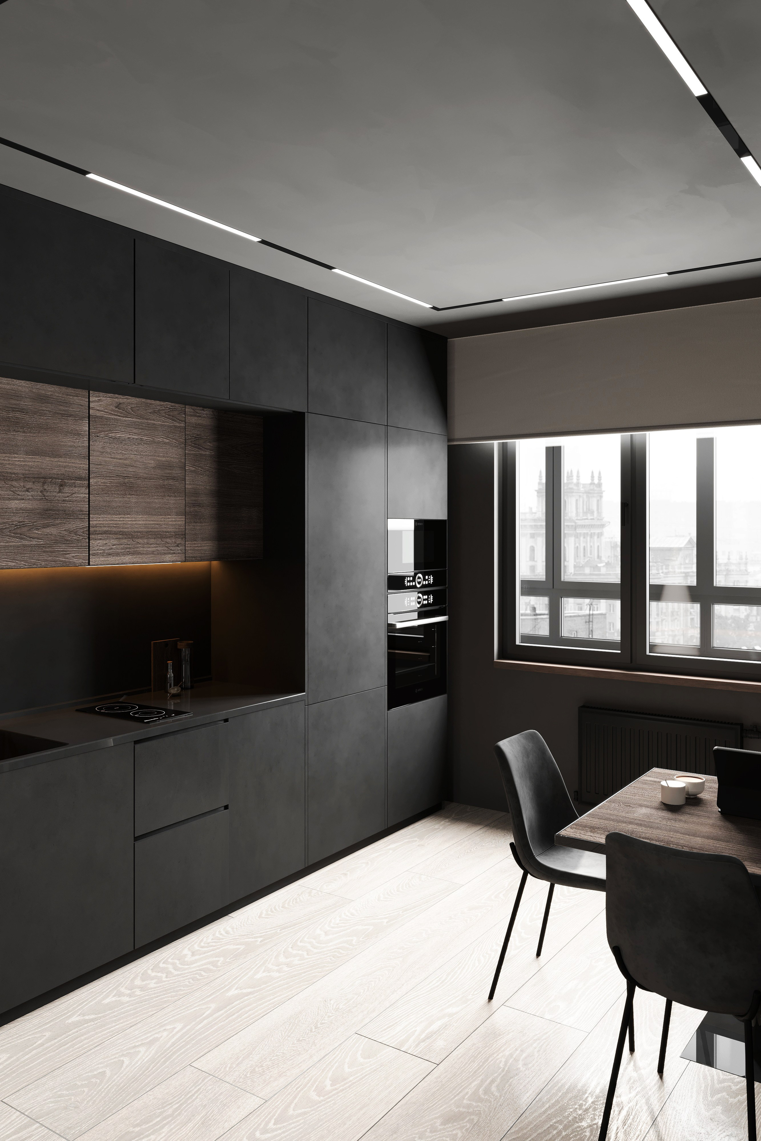 3д визуализация кв. 55 м² г.Санкт-Петербург. Ксения. 3D‑визуализатор