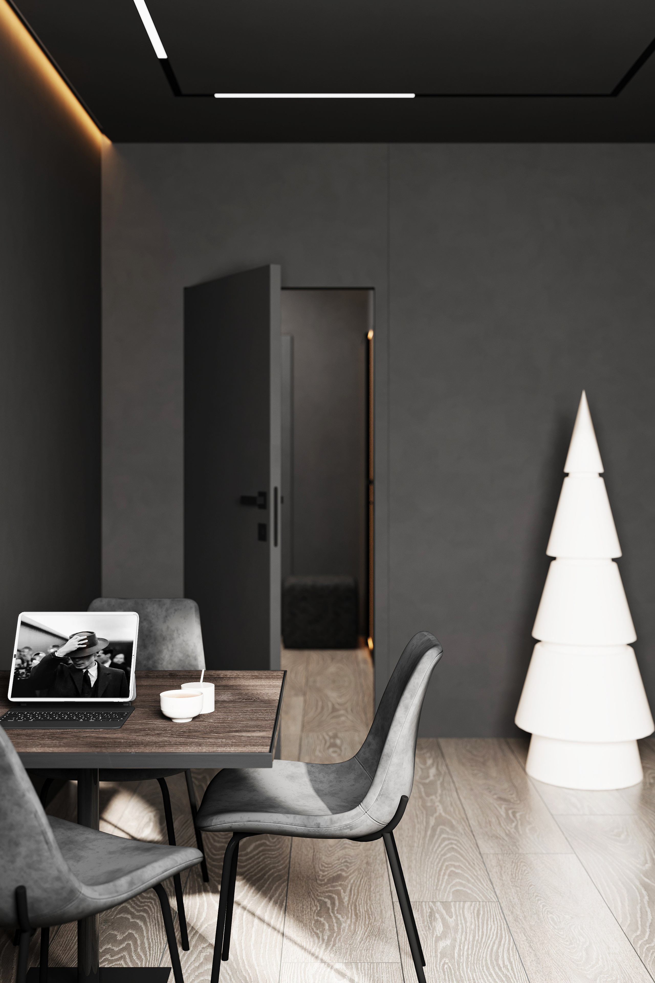 3д визуализация кв. 55 м² г.Санкт-Петербург. Ксения. 3D‑визуализатор
