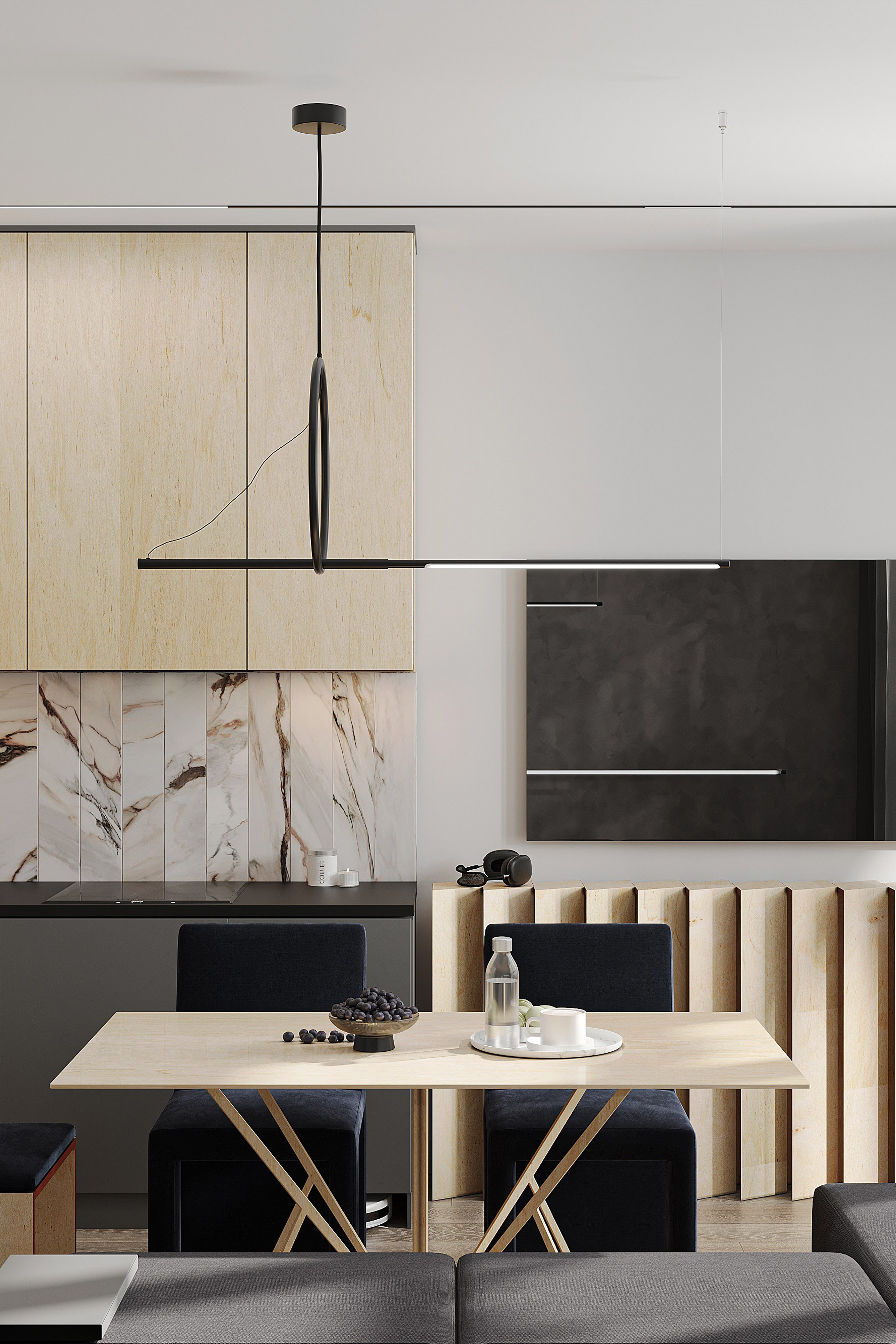 Кв. 75 м² г.Москва. Ксения. 3D‑визуализатор