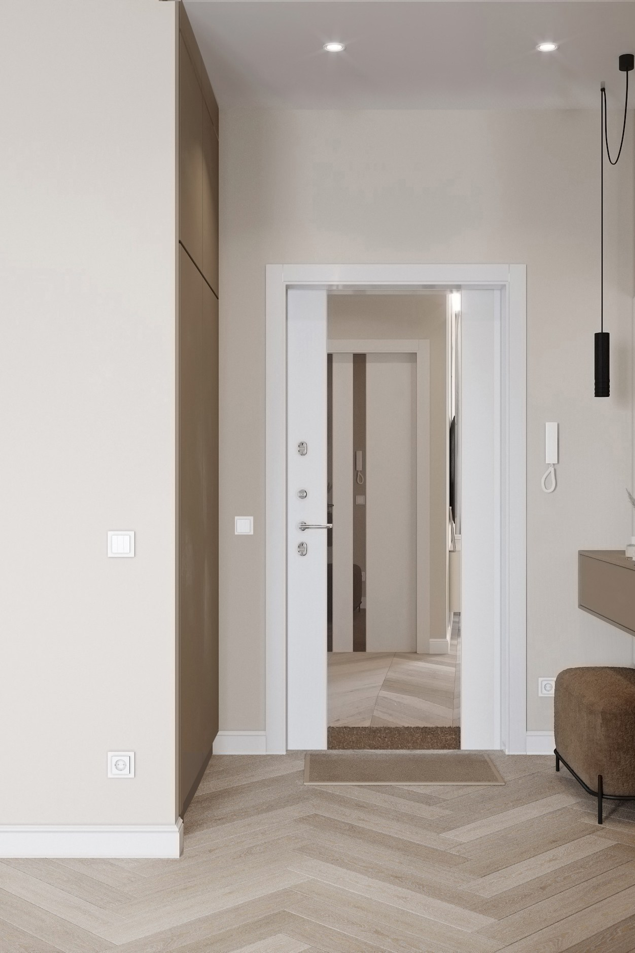 Кв. 64 м². Ксения. 3D‑визуализатор