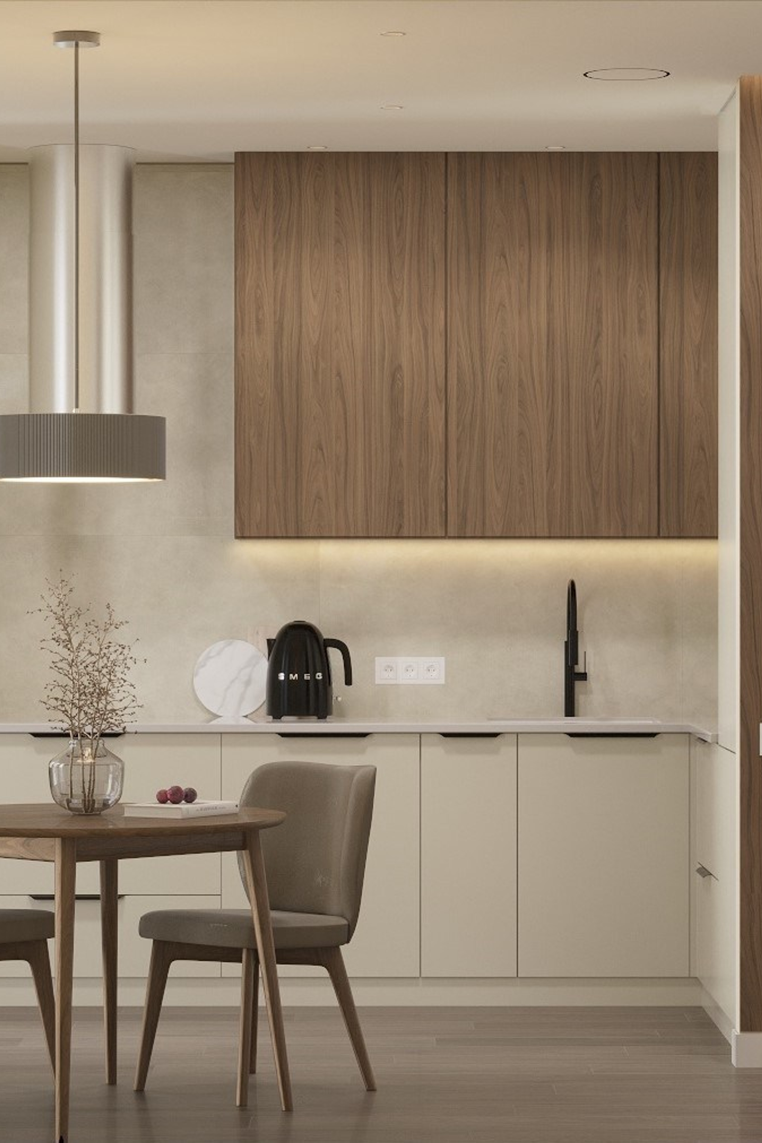 3д визуализация кв. 55 м² г. Курск. Ксения. 3D‑визуализатор