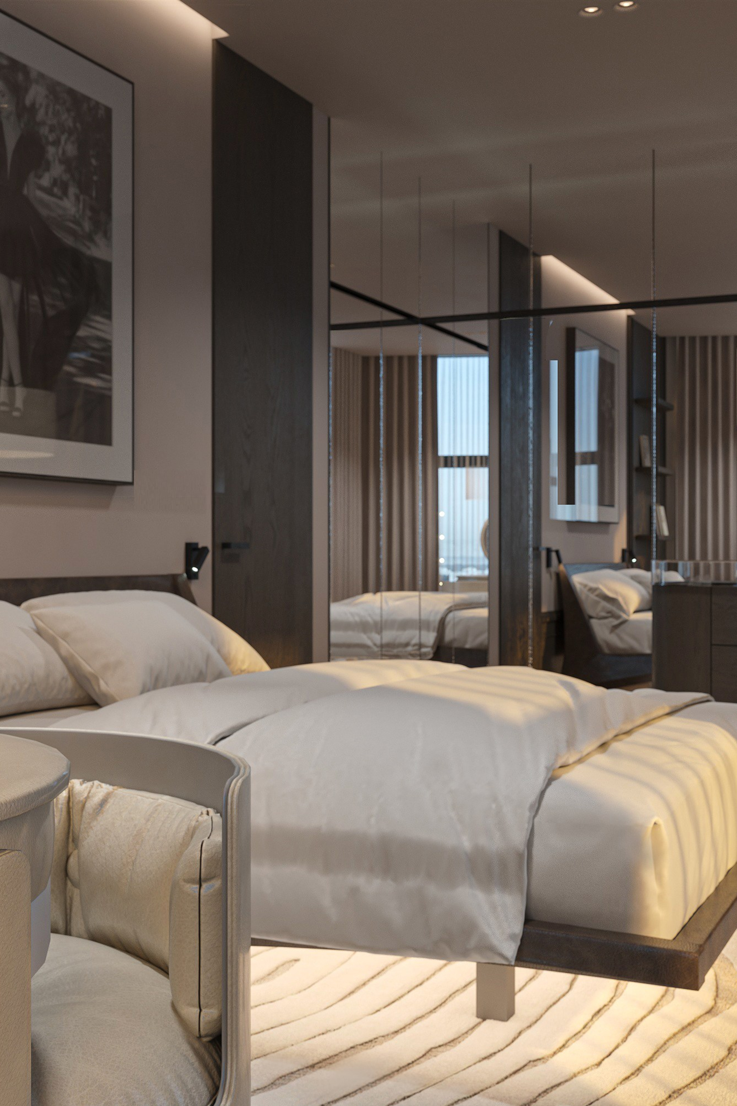 Кв 70 м² ЖК WOW г. МОсква. Ксения. 3D‑визуализатор