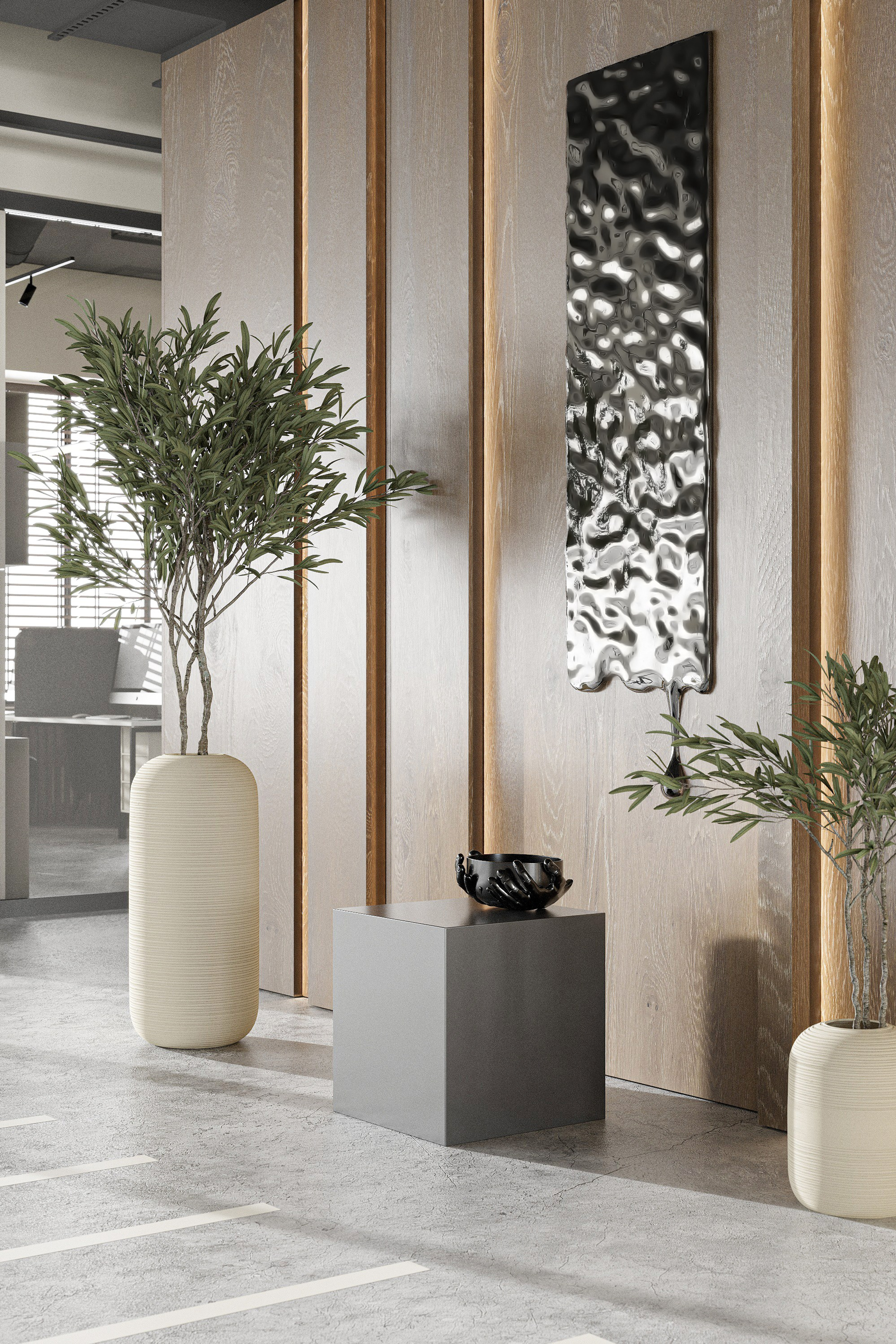 Офис 220 м². Ксения. 3D‑визуализатор