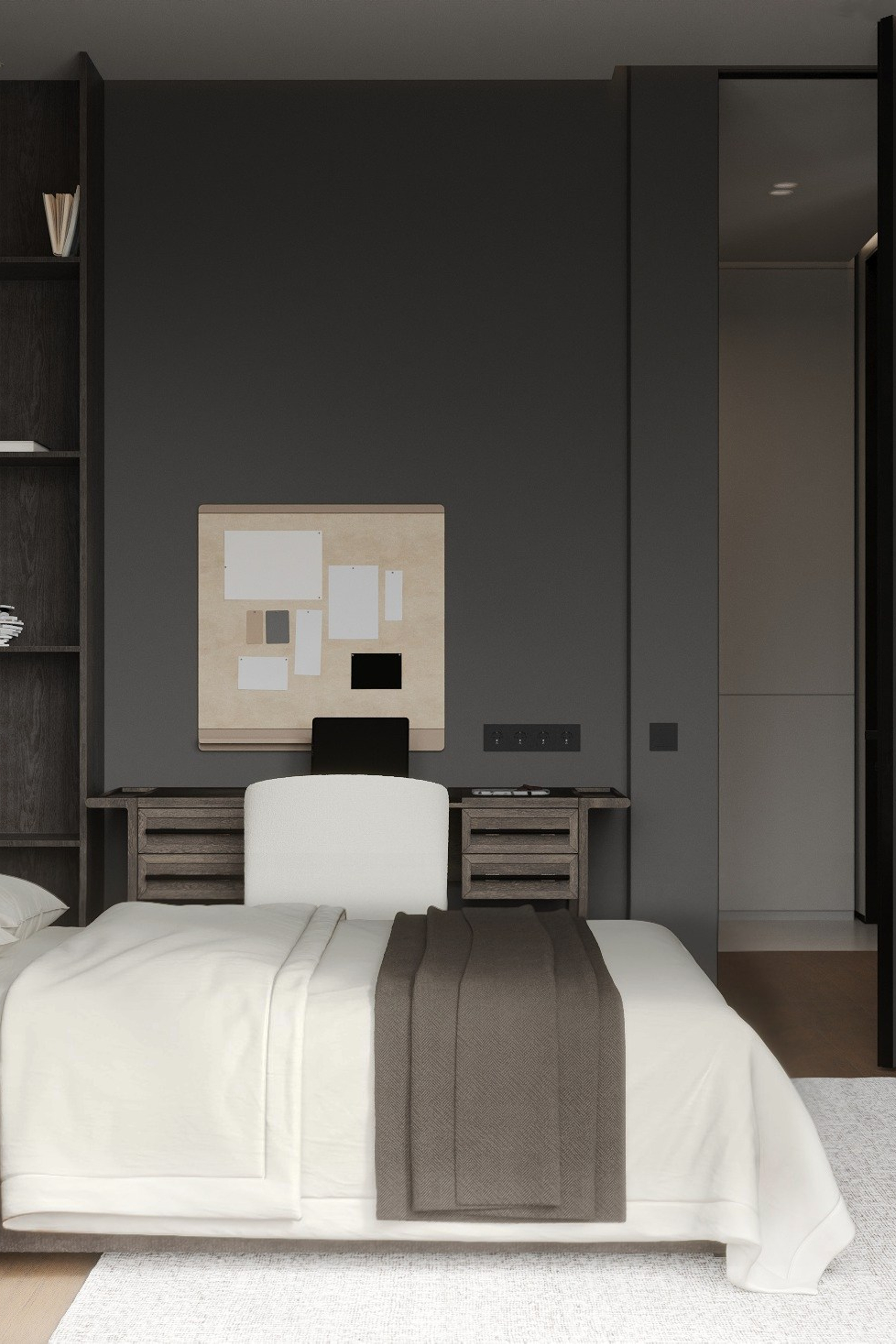 ПРОЕКТ ЖК «СОБЫТИЕ» Квартира-студия · 36 м² · г. Москва. Ксения. 3D‑визуализатор