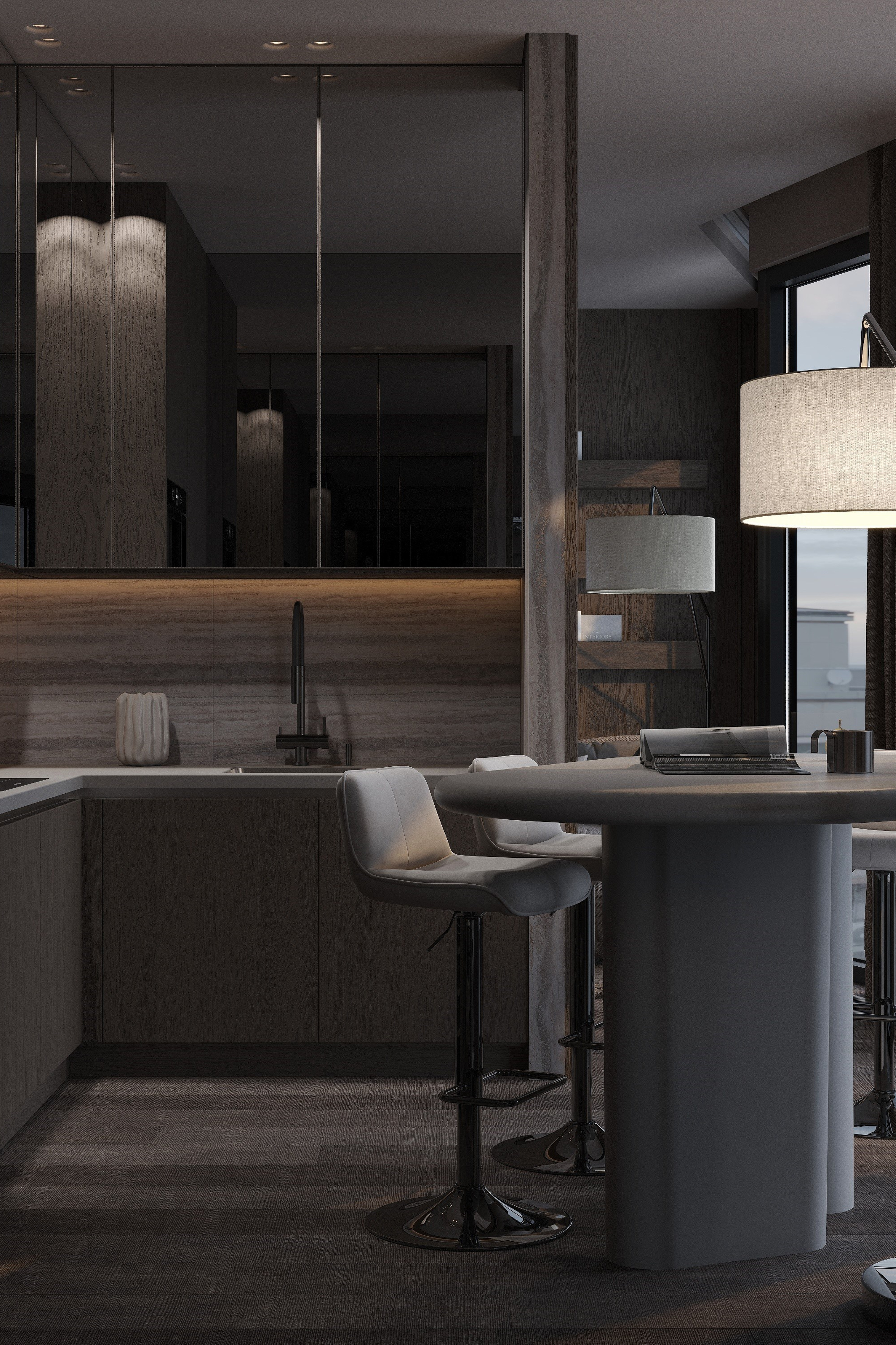 Кв 70 м² ЖК WOW г. МОсква. Ксения. 3D‑визуализатор