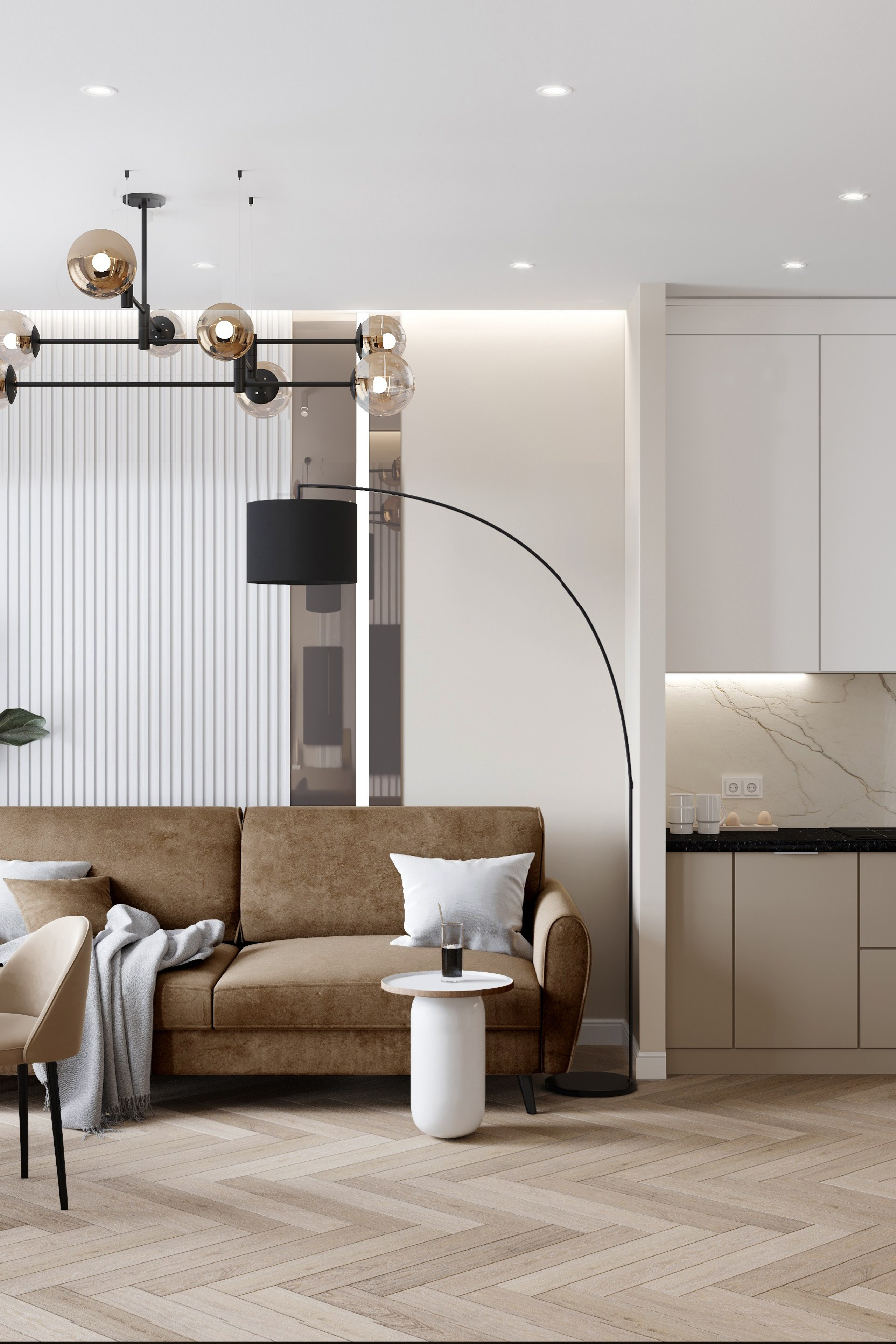 Кв. 64 м². Ксения. 3D‑визуализатор
