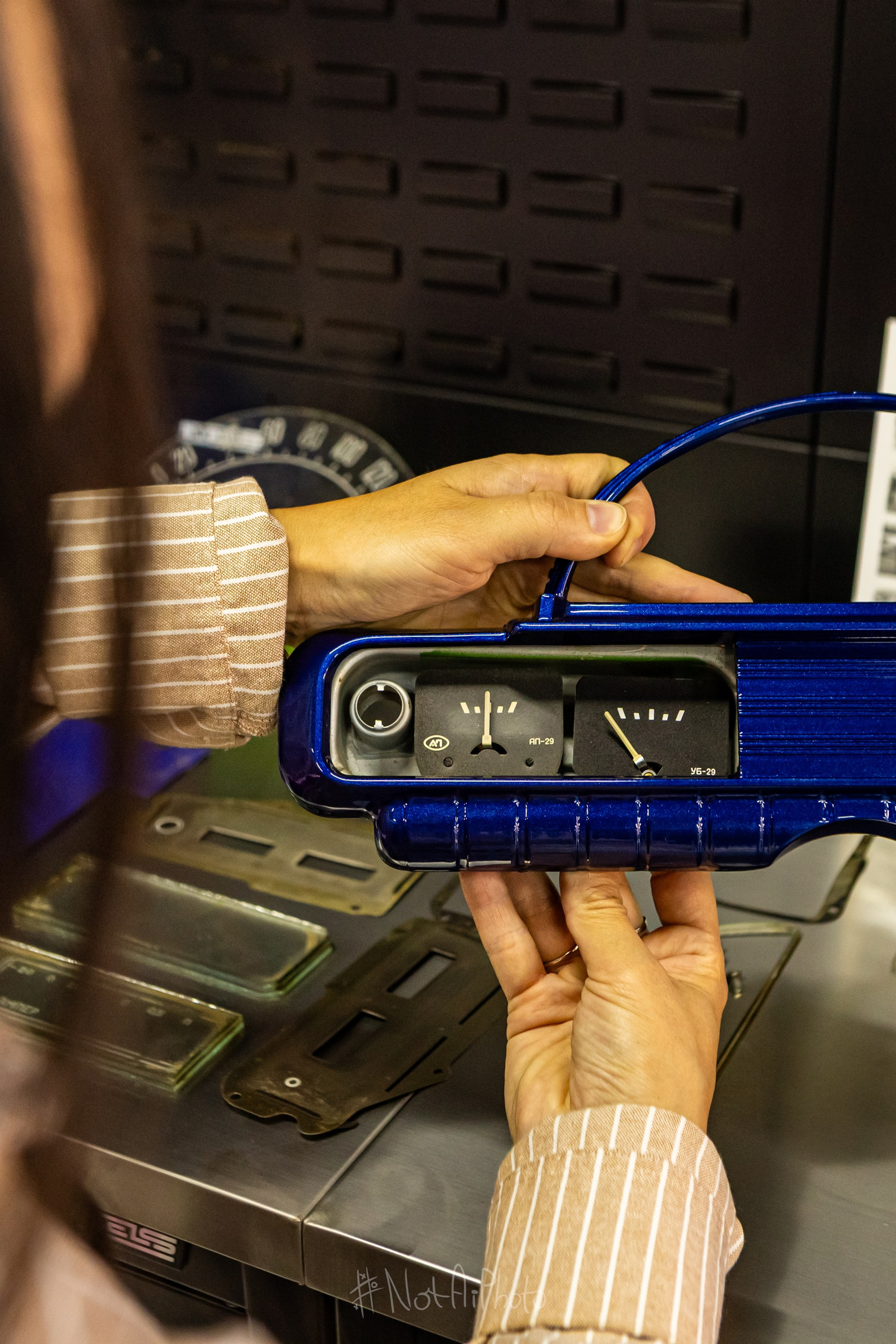 Съемка тактильного авто-музея