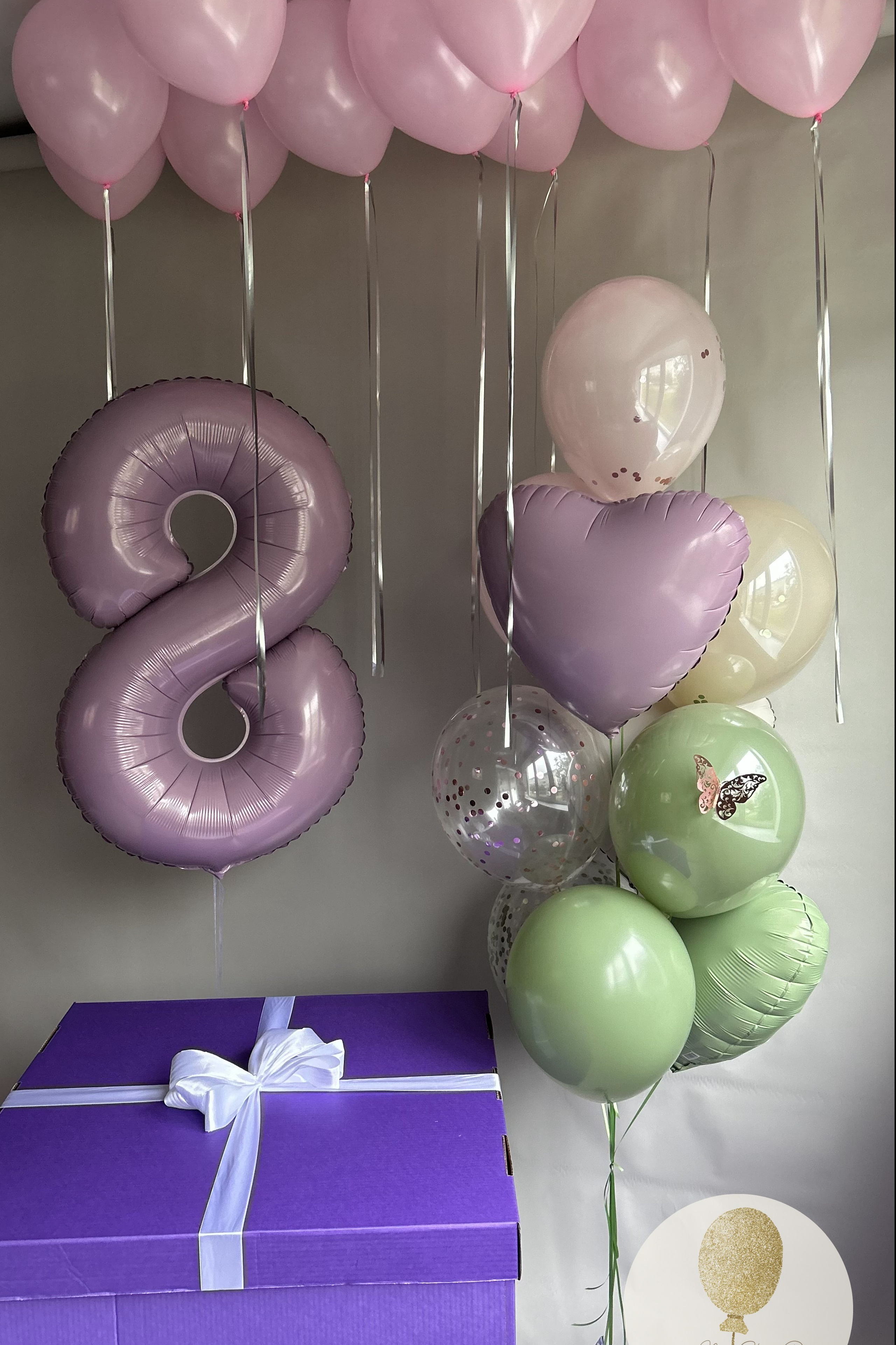 Коробка сюрприз. Воздушные шары с гелием в Донецке