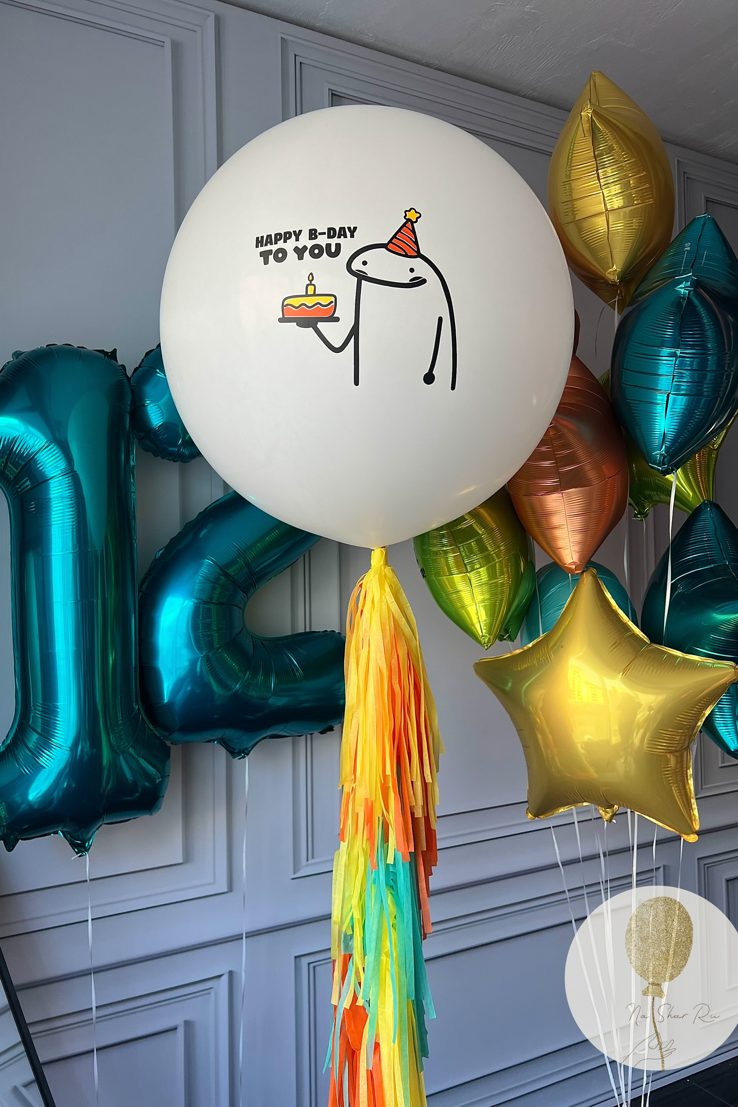 Шары для ребенка (мальчик). Воздушные шары с гелием в Донецке