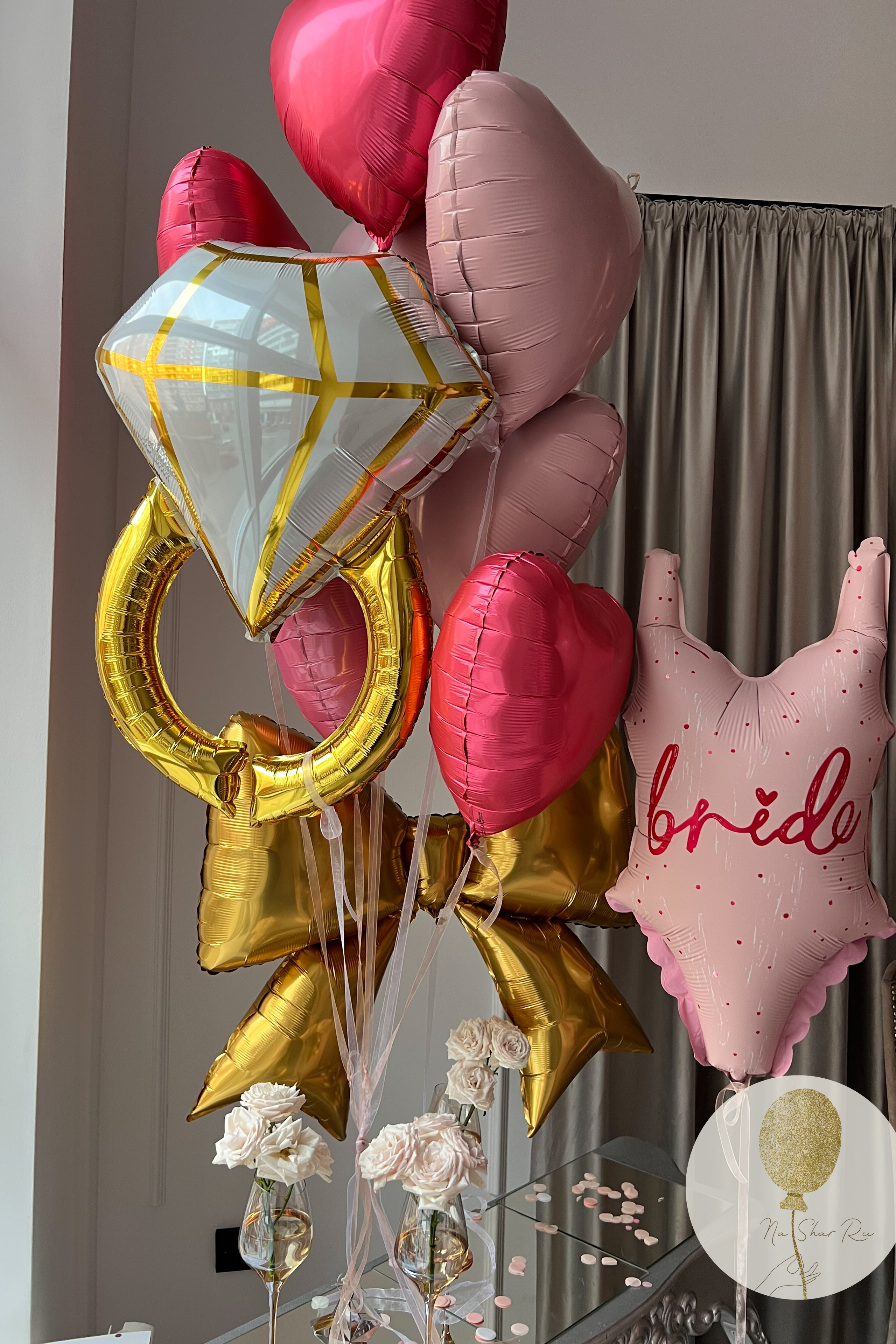 Шары на девичник. Воздушные шары с гелием в Донецке