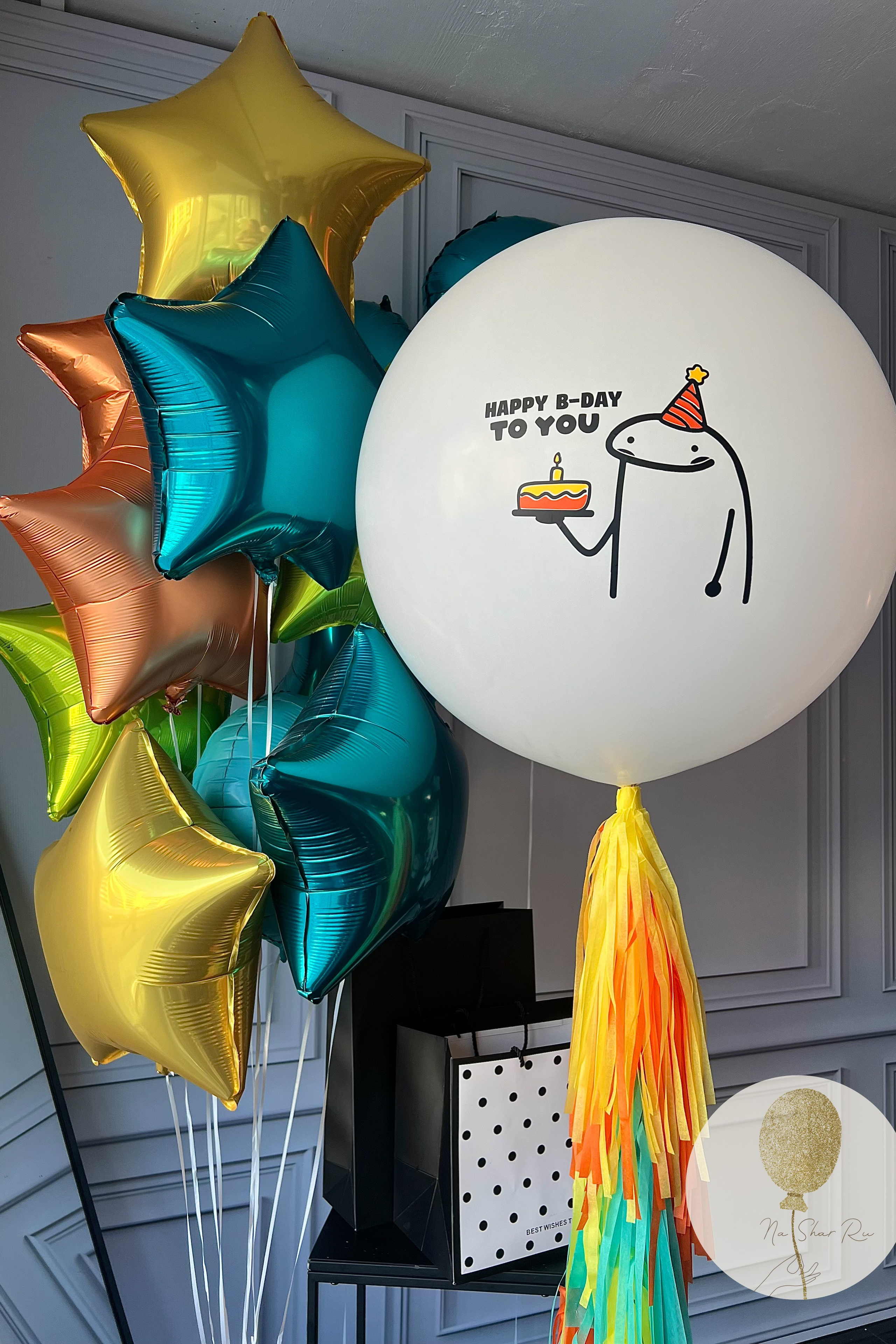 Шары для него. Воздушные шары с гелием в Донецке