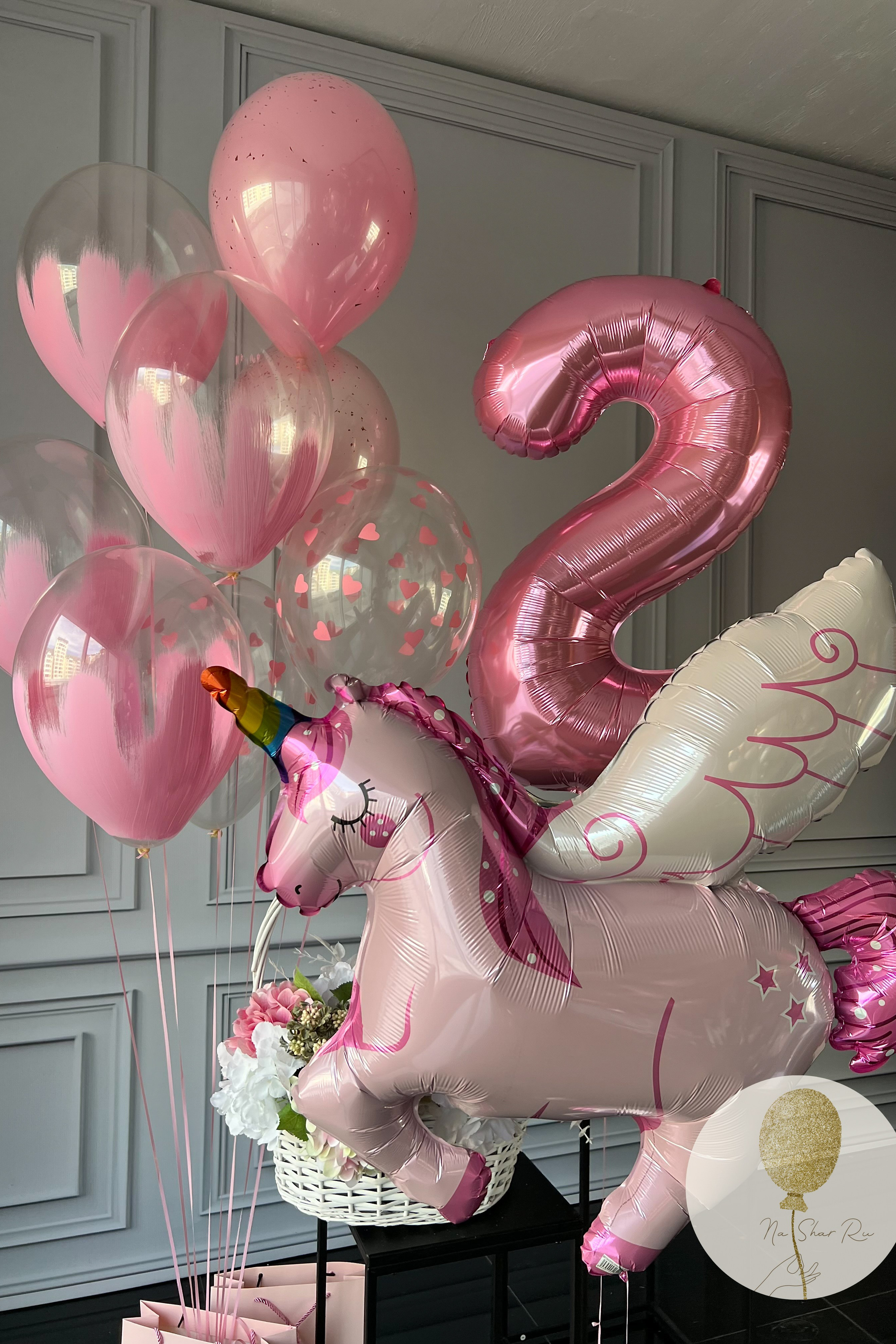 Шары для ребенка (девочка). Воздушные шары с гелием в Донецке