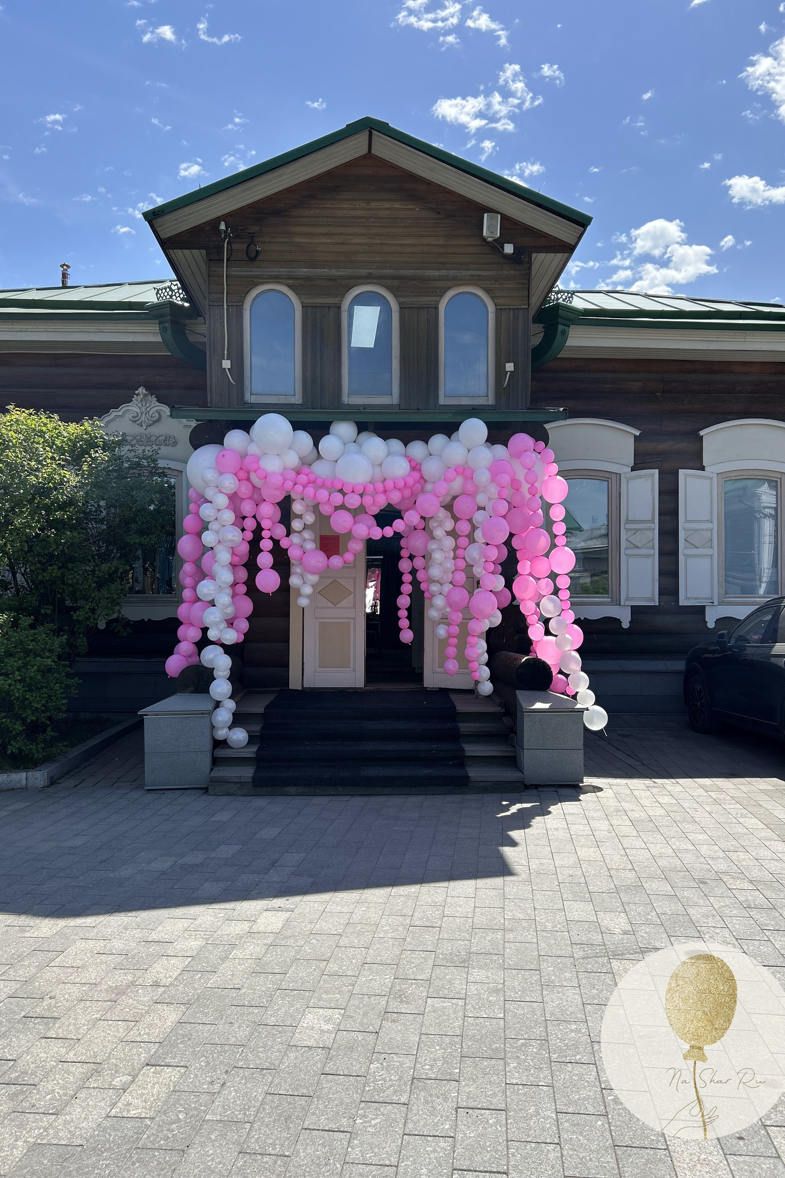 Входная группа. Воздушные шары с гелием в Донецке