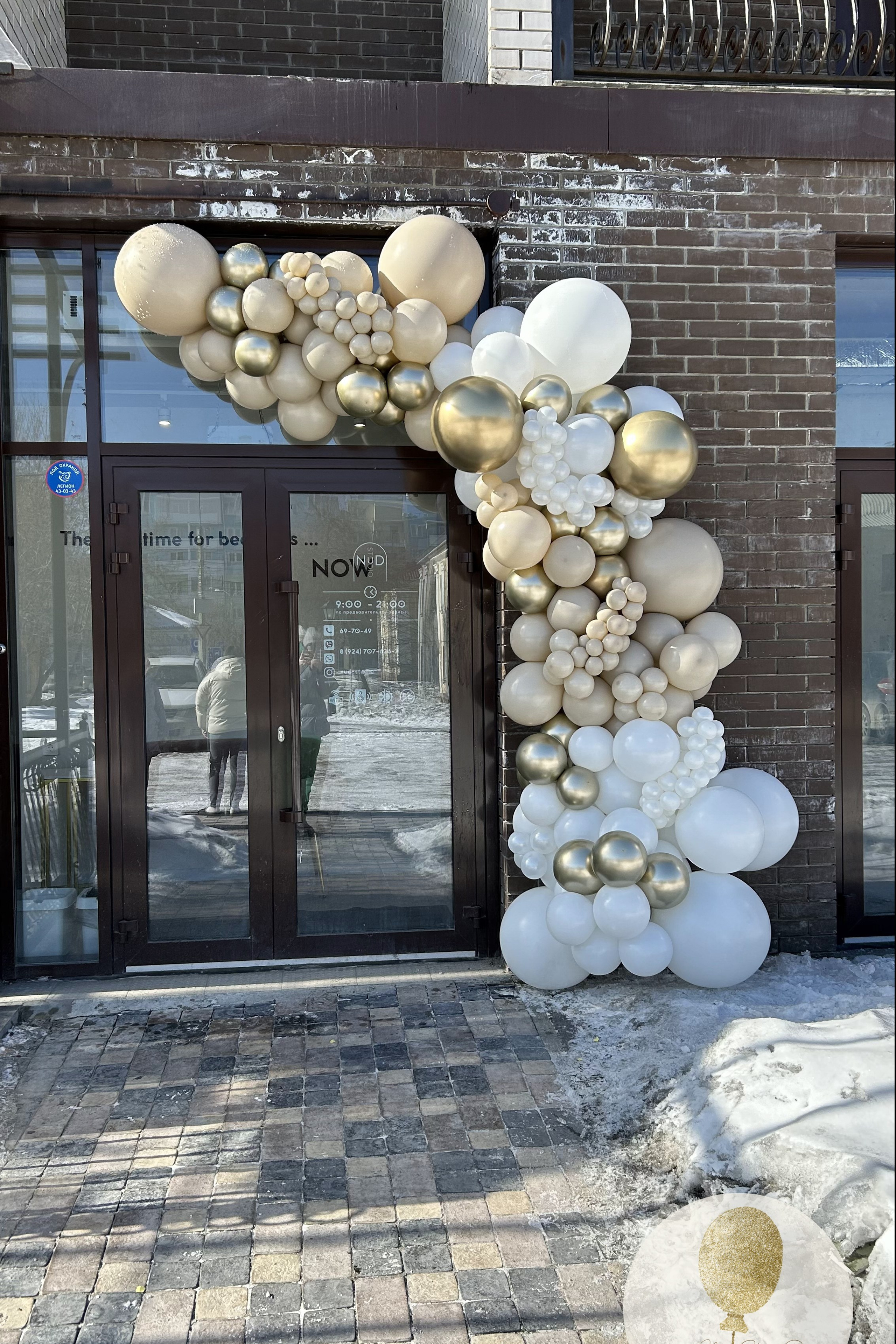 Входная группа. Воздушные шары с гелием в Донецке