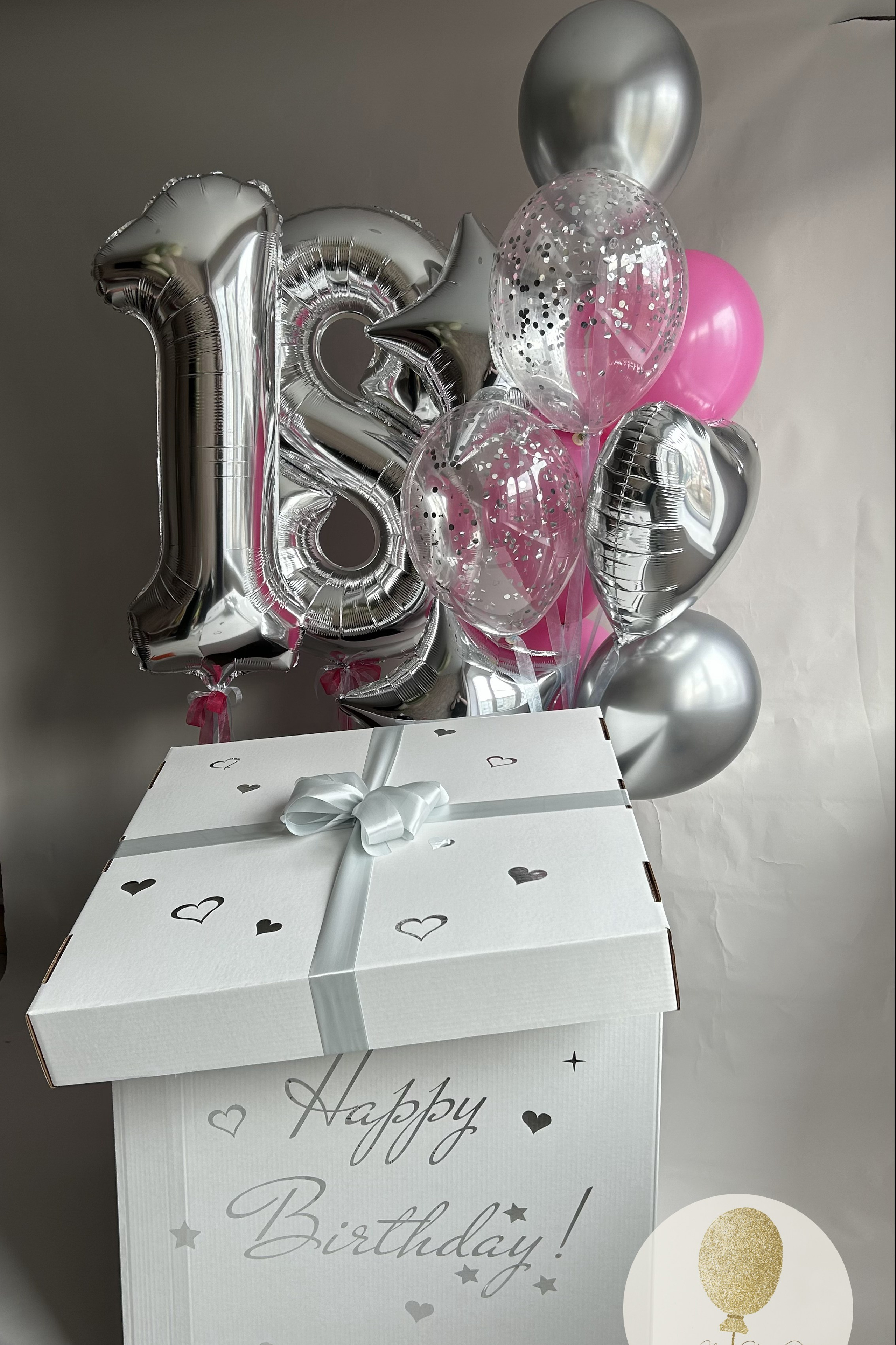 Коробка сюрприз. Воздушные шары с гелием в Донецке