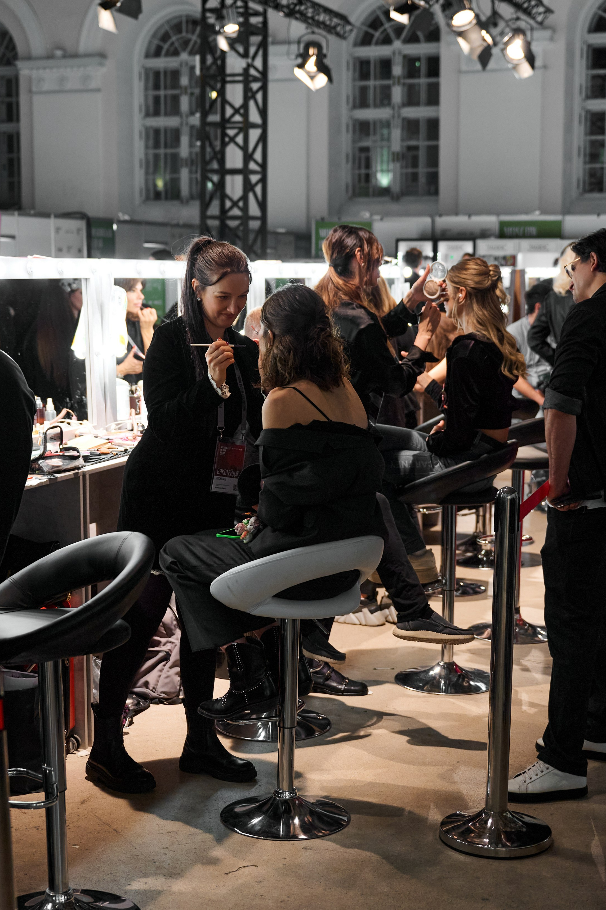 BACKSTAGE mix. Photographer Aleksandr Churakaev