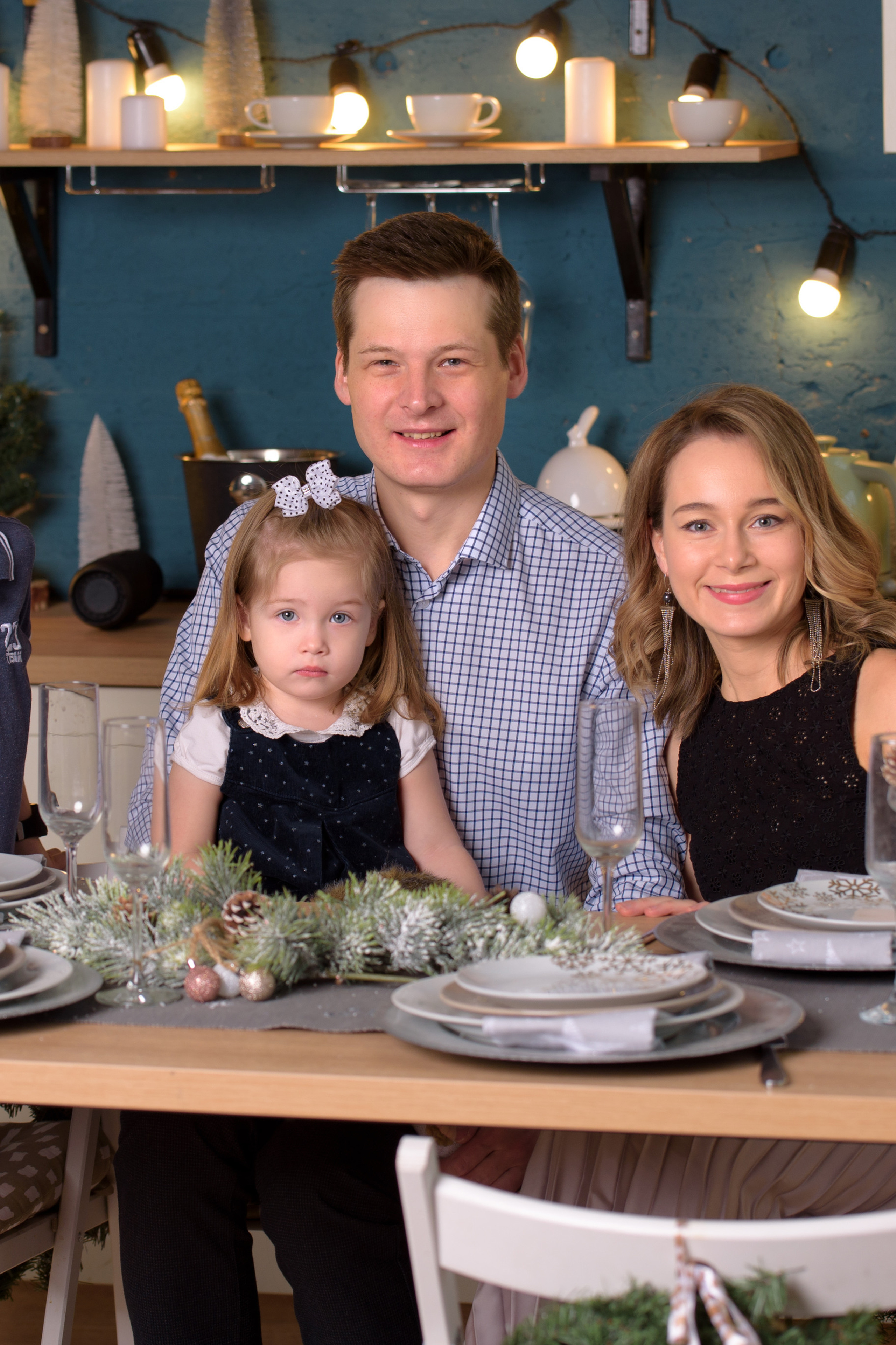 Семейная фотосессия с печеньем