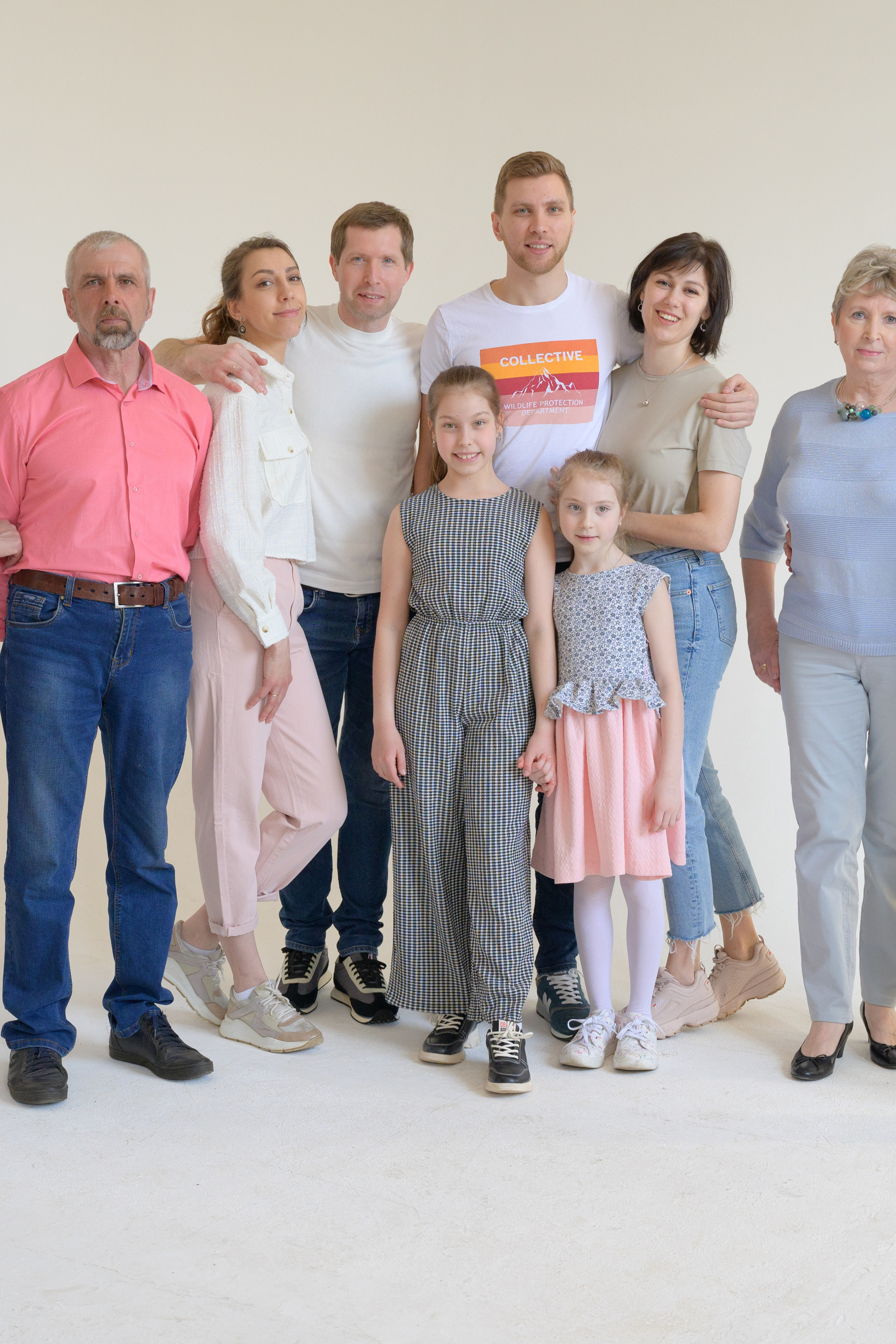 Фотосессия большой семьи