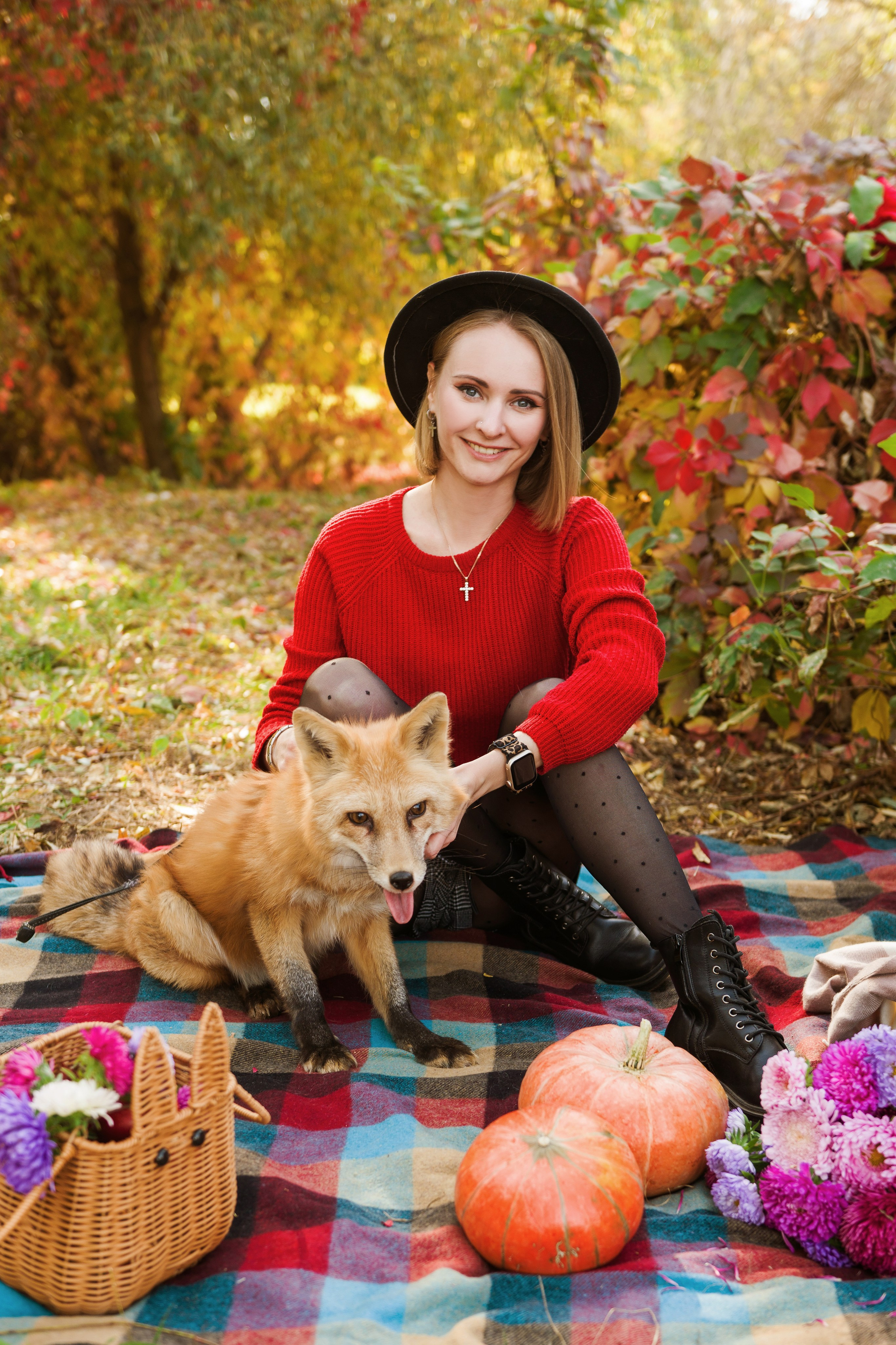 Прогулка с лисой