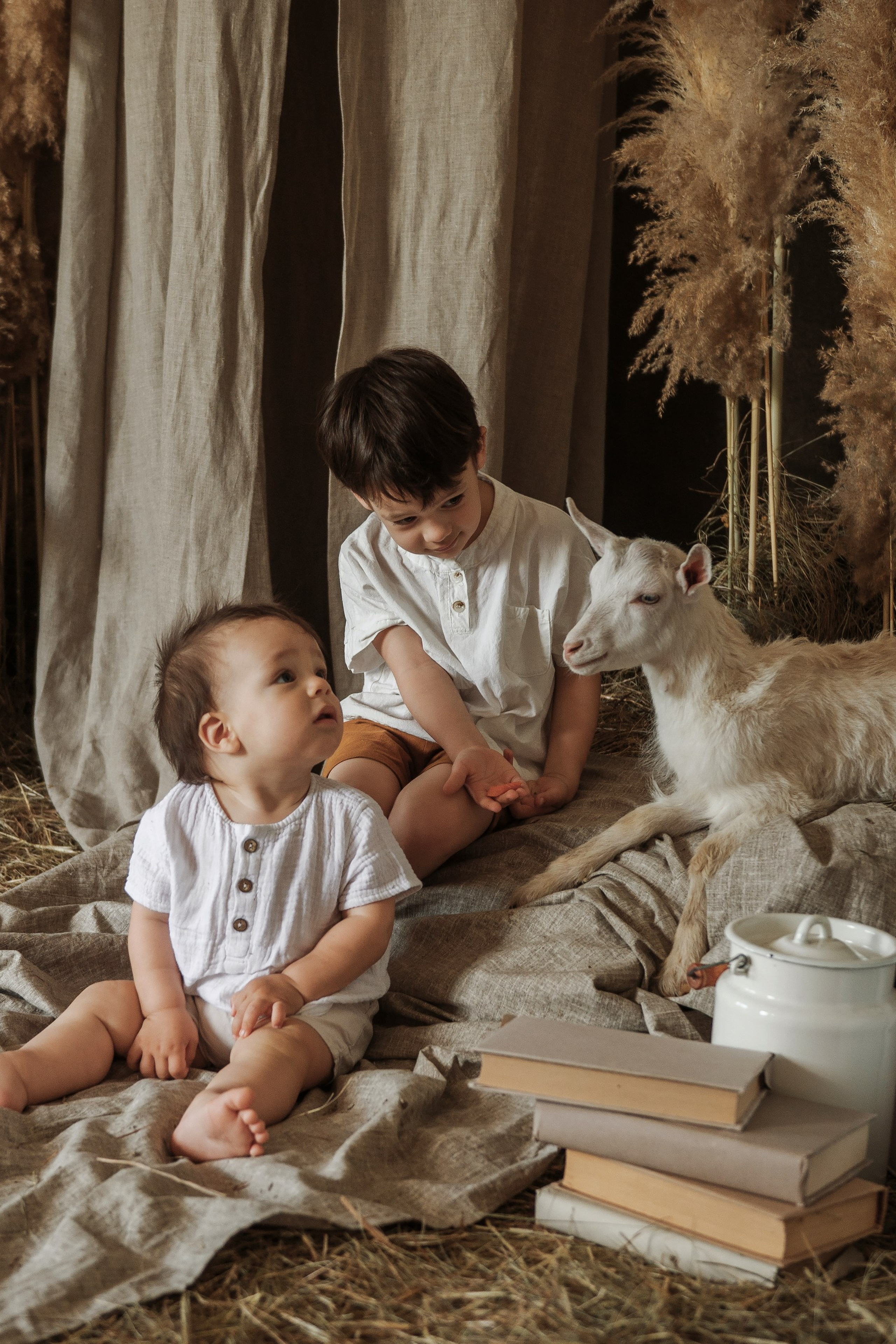 Съемка с козликом