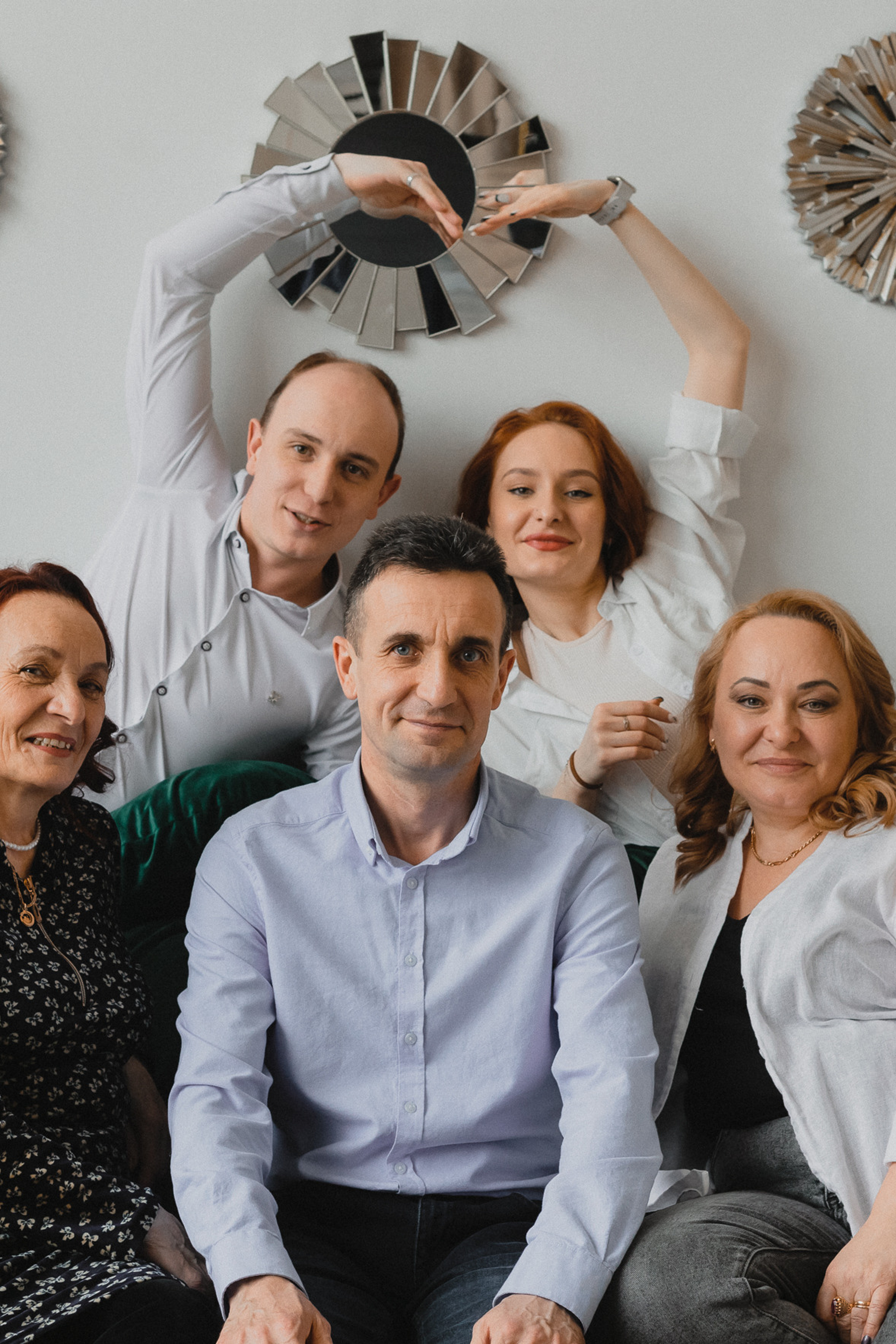 Семейная фотосессия в студии