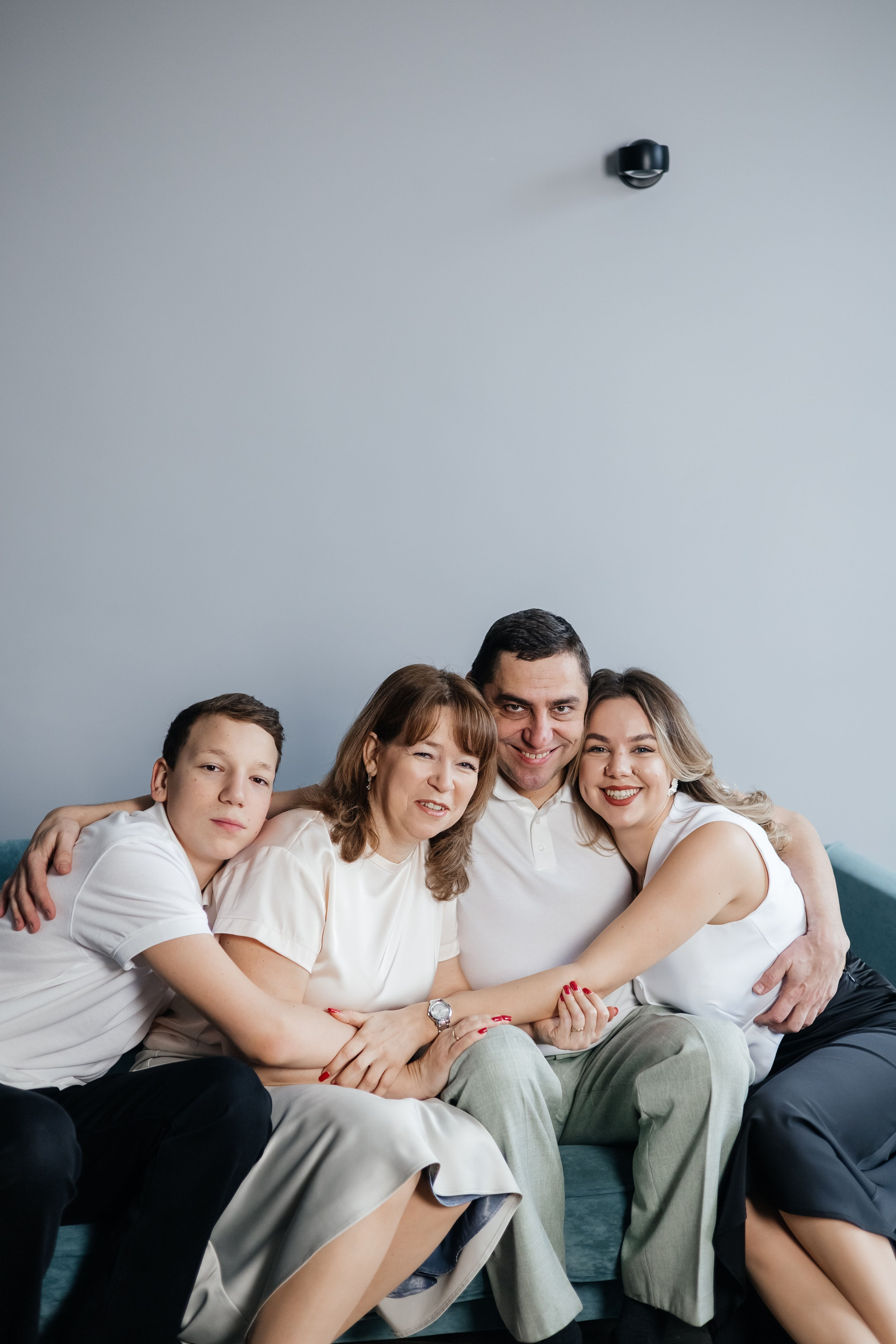 Оля и её семья