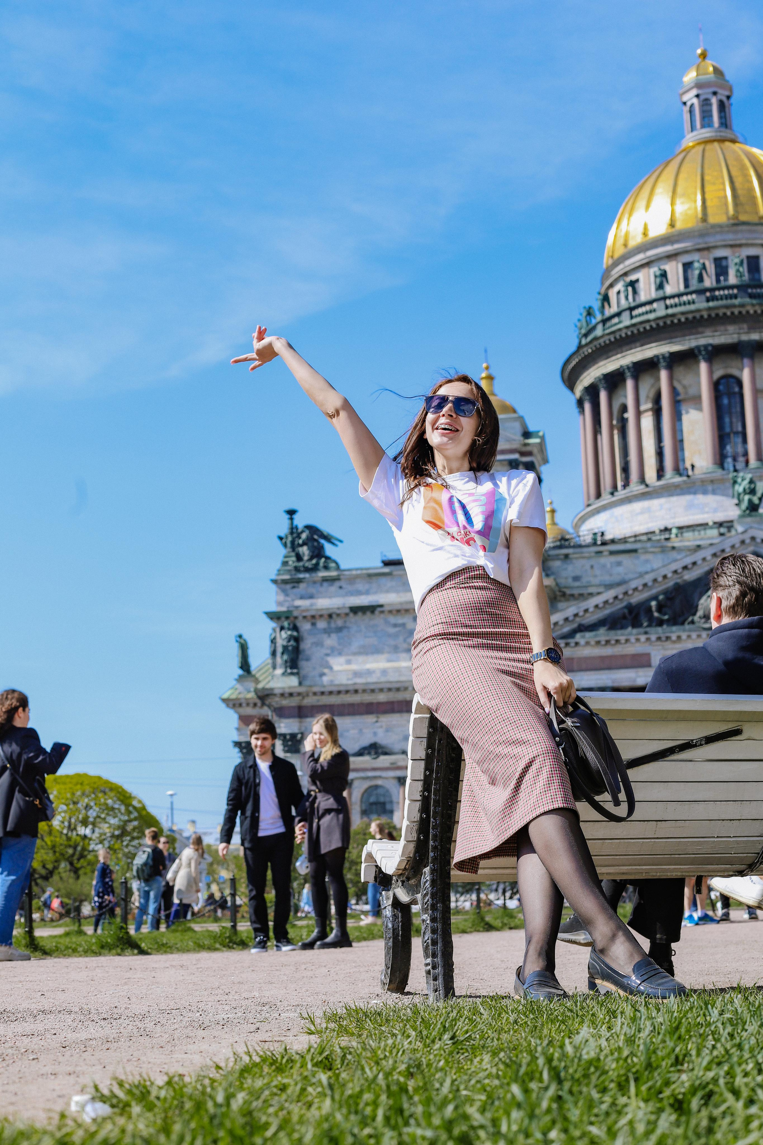 Лето 2021Катя Исакиевский собор + Новая Голландия