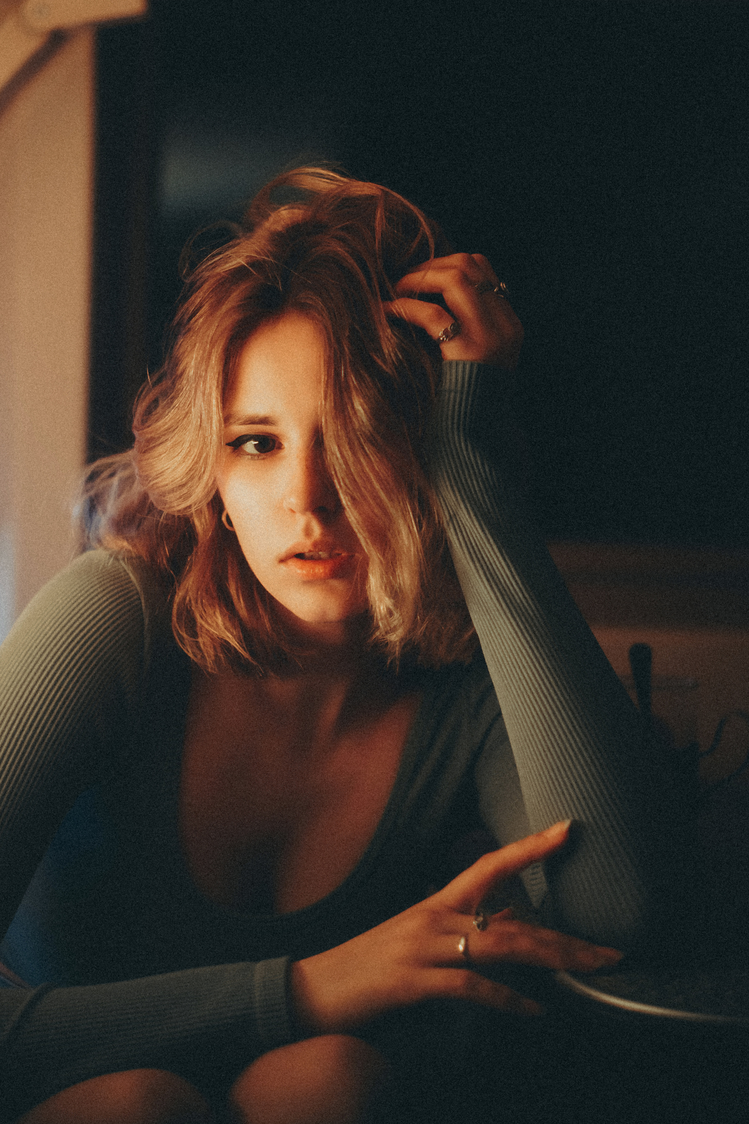 Фотосъёмка в поезде, автопортрет