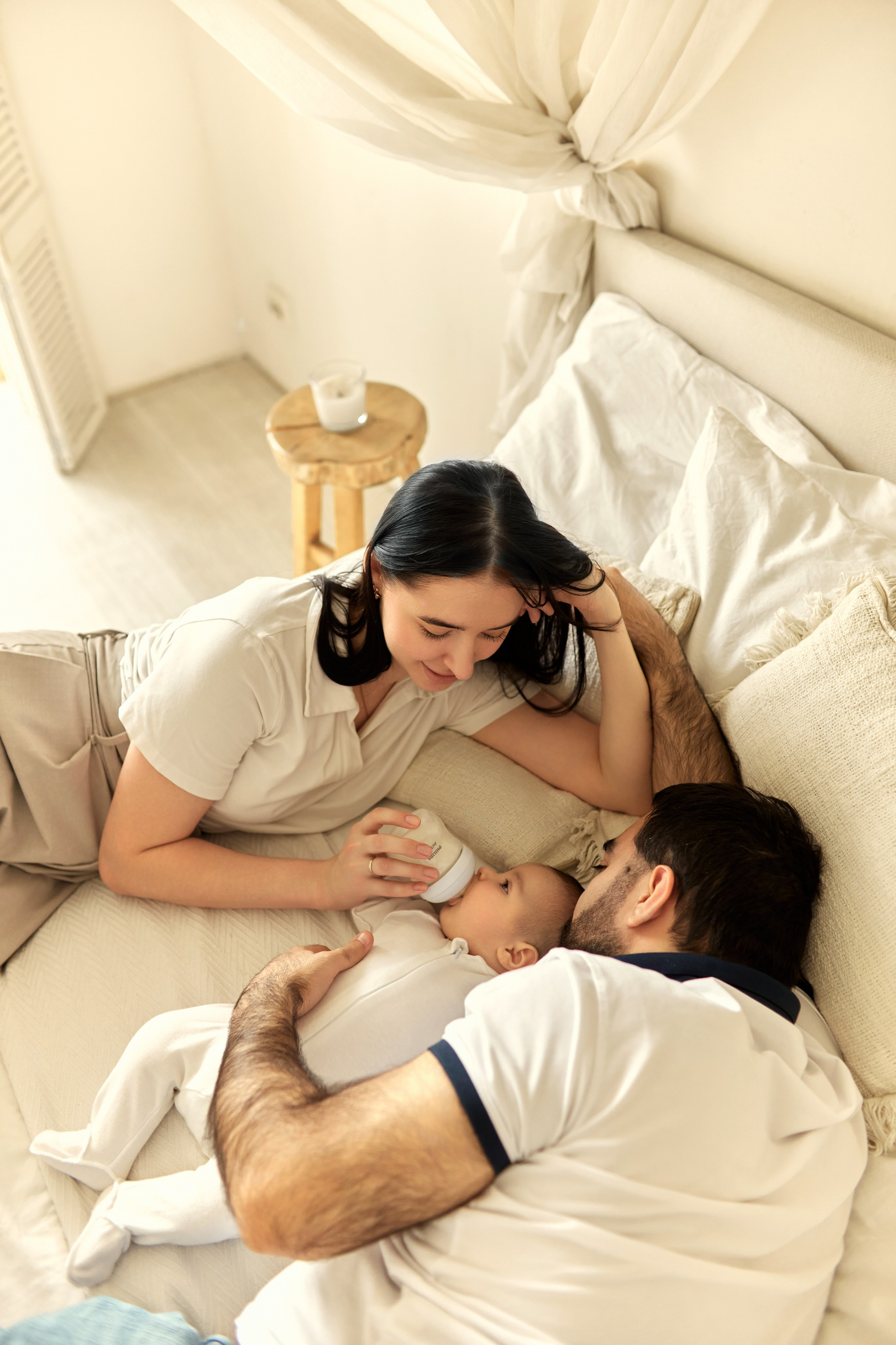 Мария, Хамид и карапуз. Прончатова Алина. Фотограф для семейных, церковных и свадебных съёмок