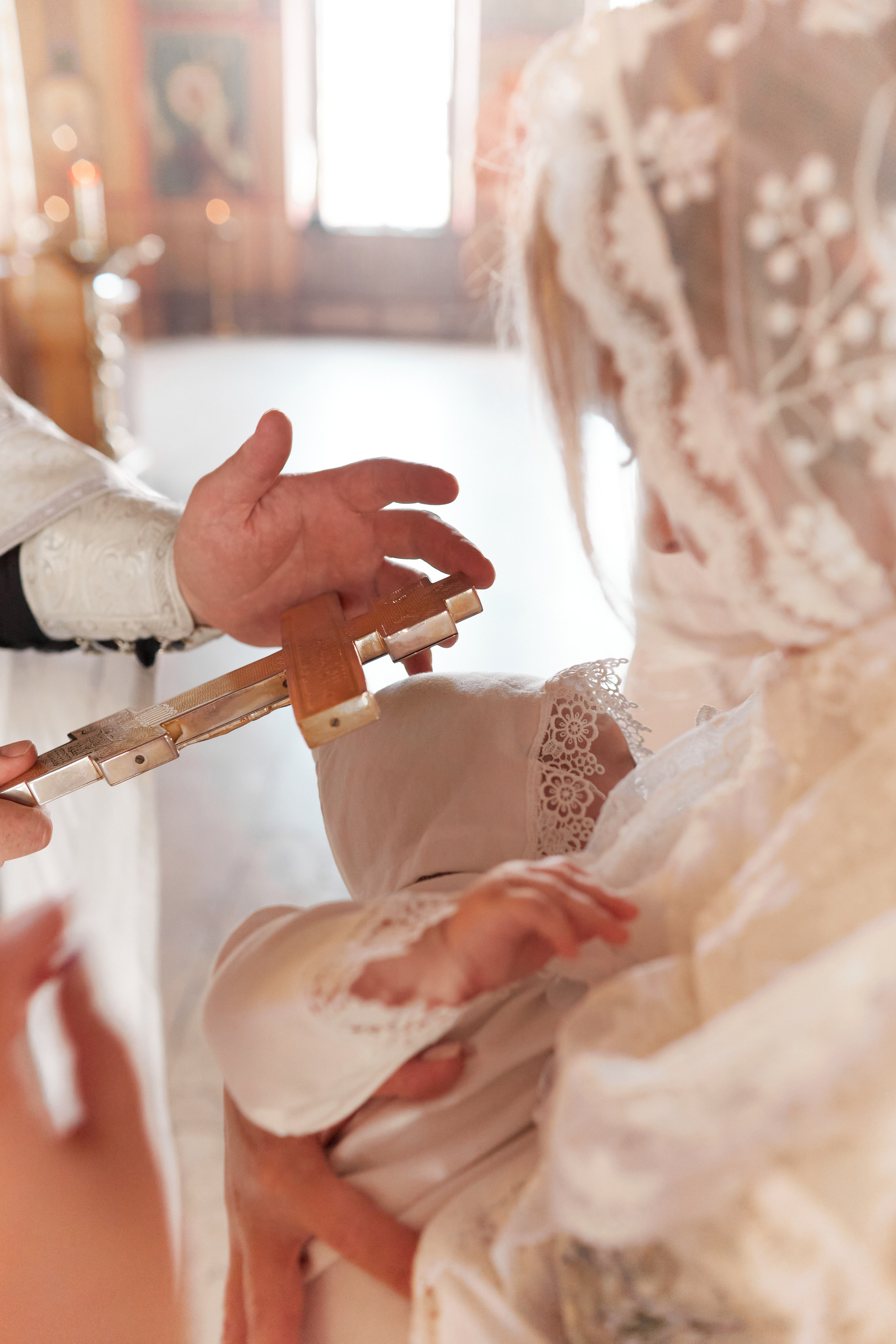 Крещение в Церкви Николая Чудотворца в Покровском. Прончатова Алина. Фотограф для семейных, церковных и свадебных съёмок