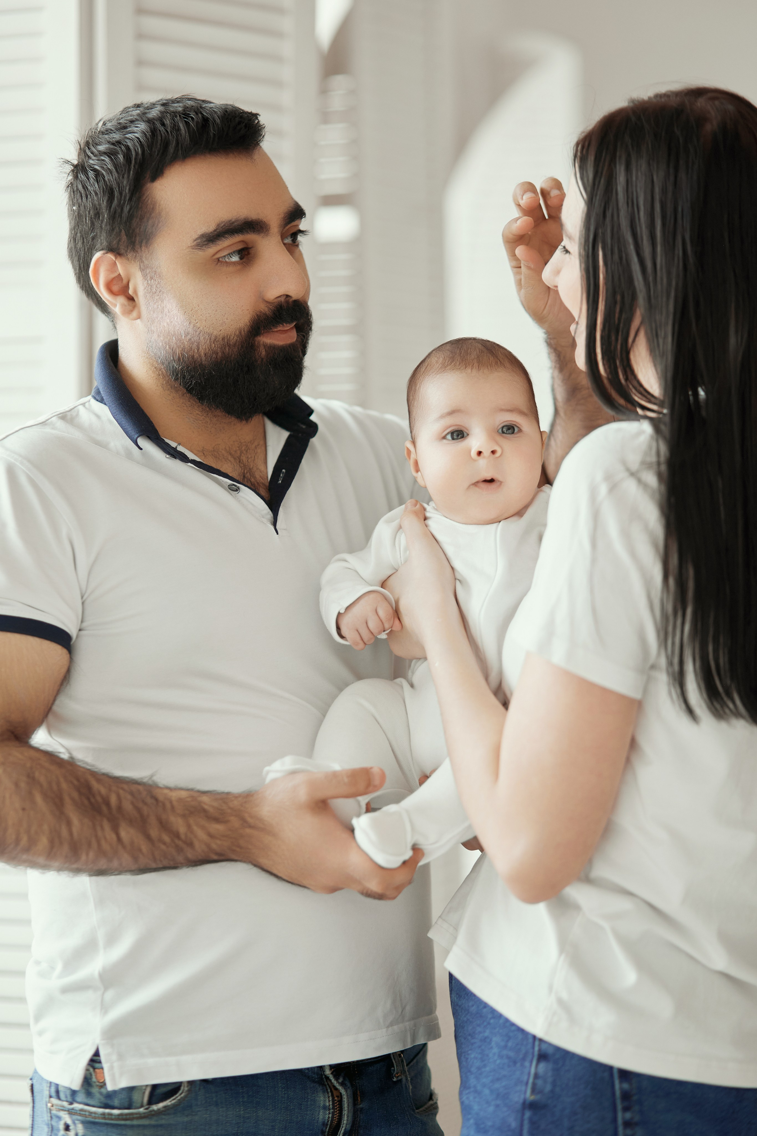 Мария, Хамид и карапуз. Прончатова Алина. Фотограф для семейных, церковных и свадебных съёмок