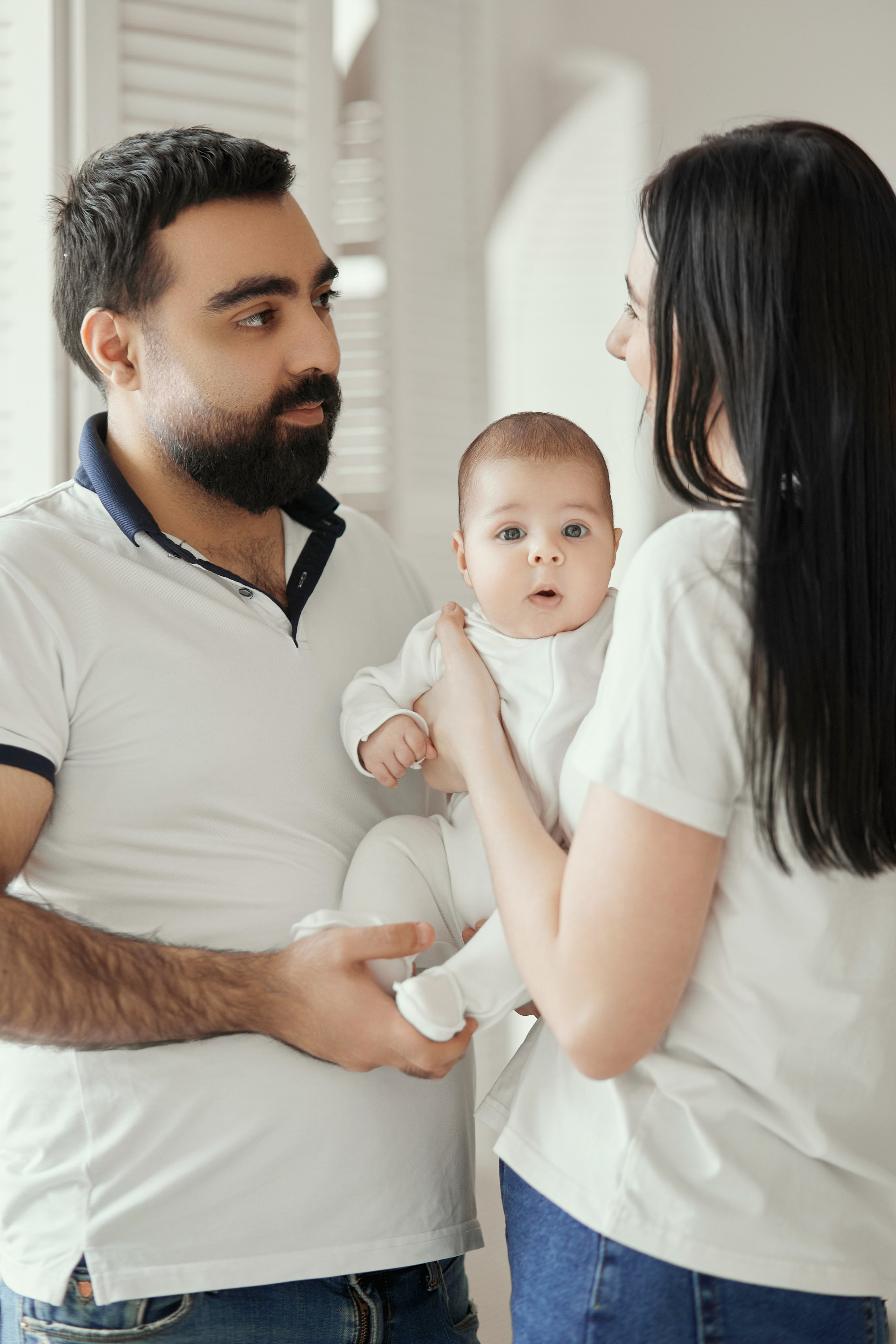 Мария, Хамид и карапуз. Прончатова Алина. Фотограф для семейных, церковных и свадебных съёмок
