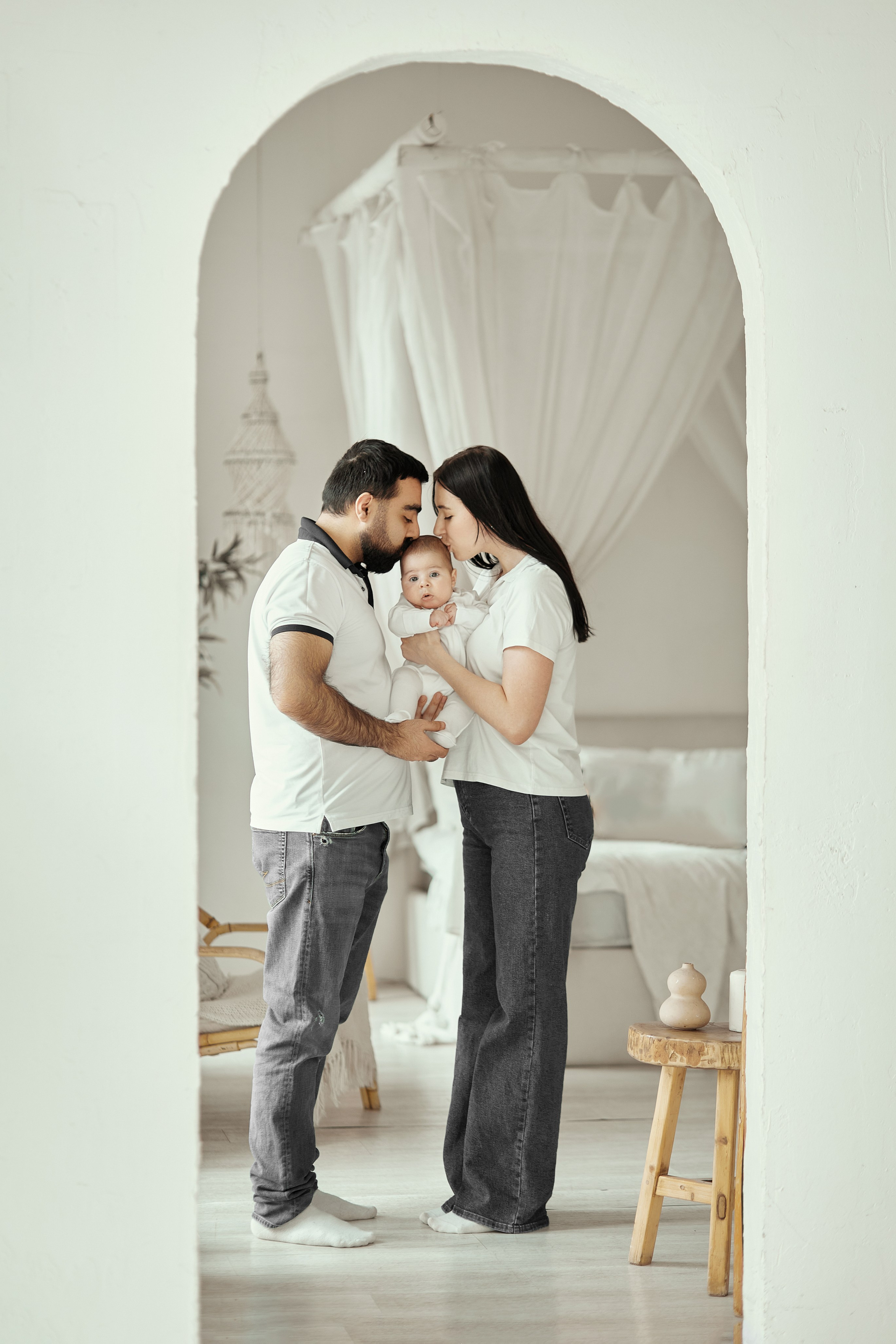 Мария, Хамид и карапуз. Прончатова Алина. Фотограф для семейных, церковных и свадебных съёмок