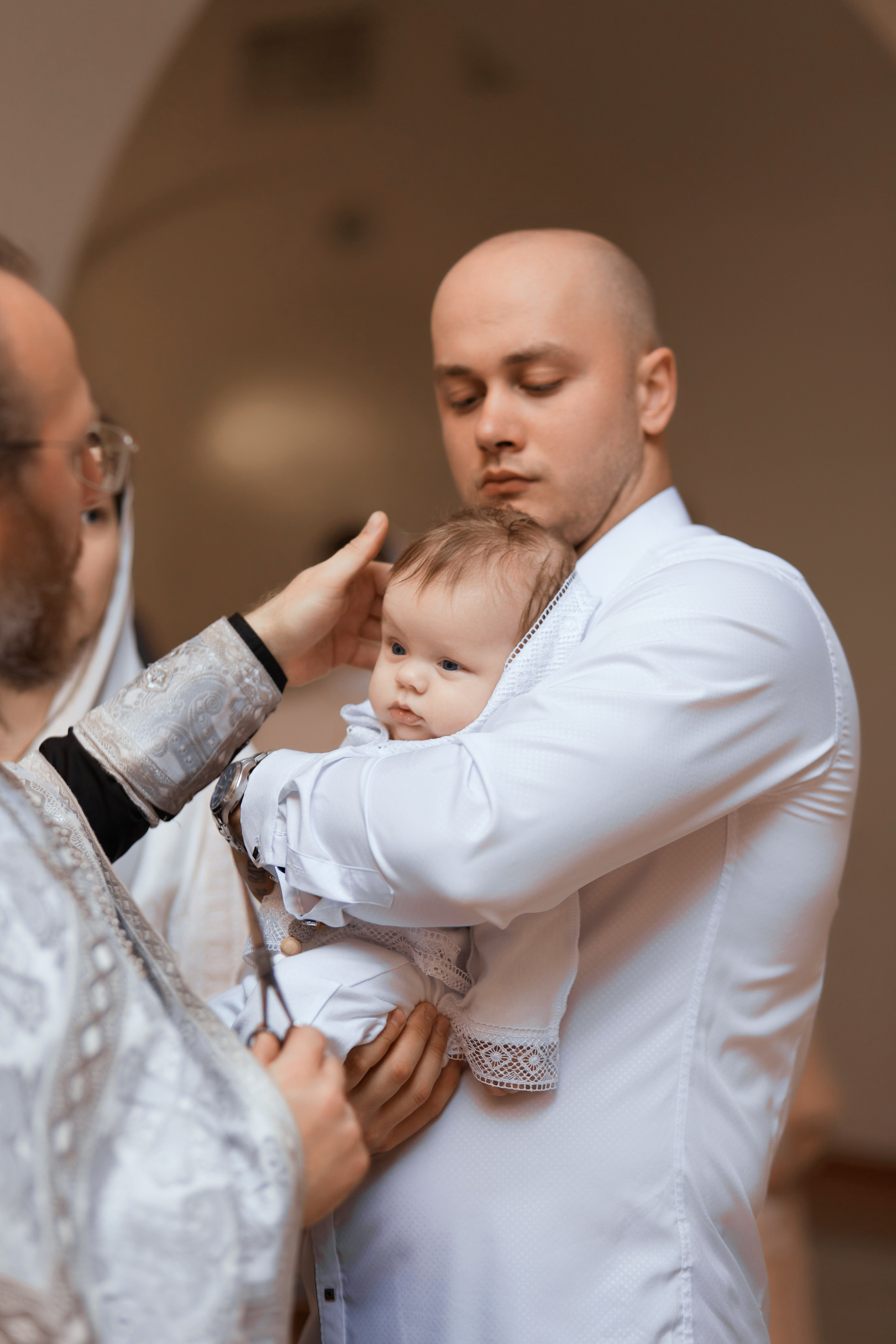 Крещения Дмитрия в Веденском храме. Прончатова Алина. Фотограф для семейных, церковных и свадебных съёмок