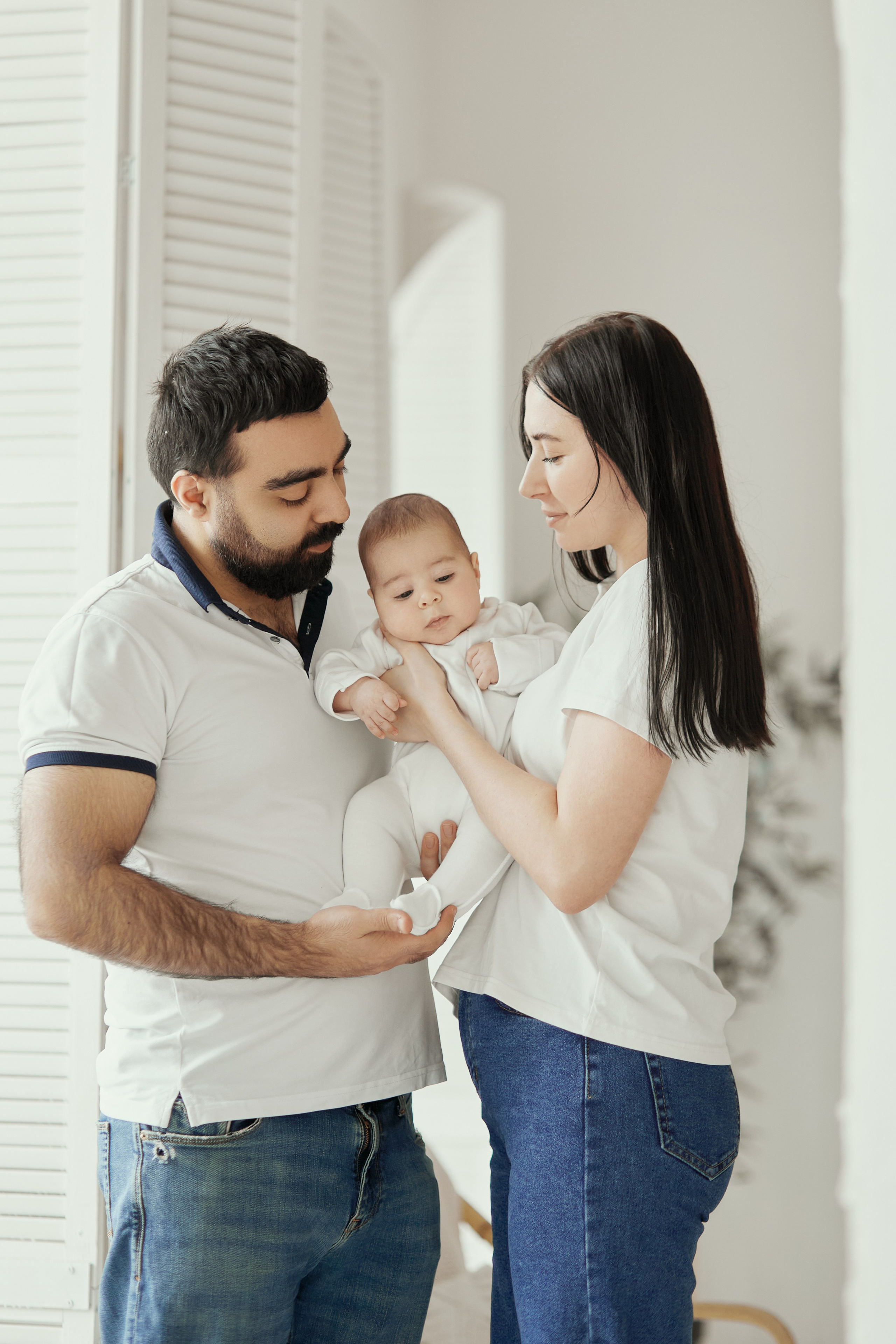 Мария, Хамид и карапуз. Прончатова Алина. Фотограф для семейных, церковных и свадебных съёмок