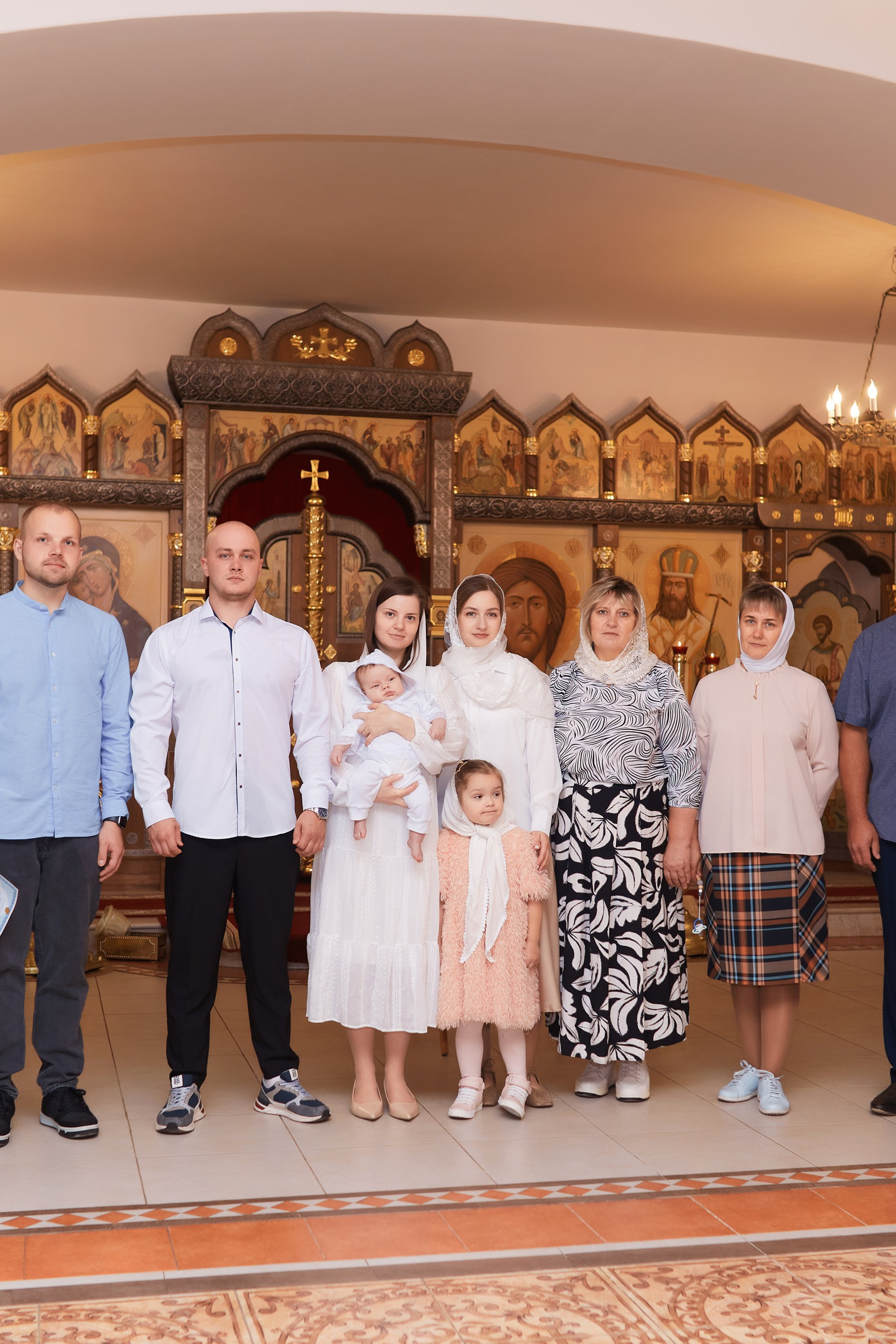 Крещения Дмитрия в Веденском храме. Прончатова Алина. Фотограф для семейных, церковных и свадебных съёмок