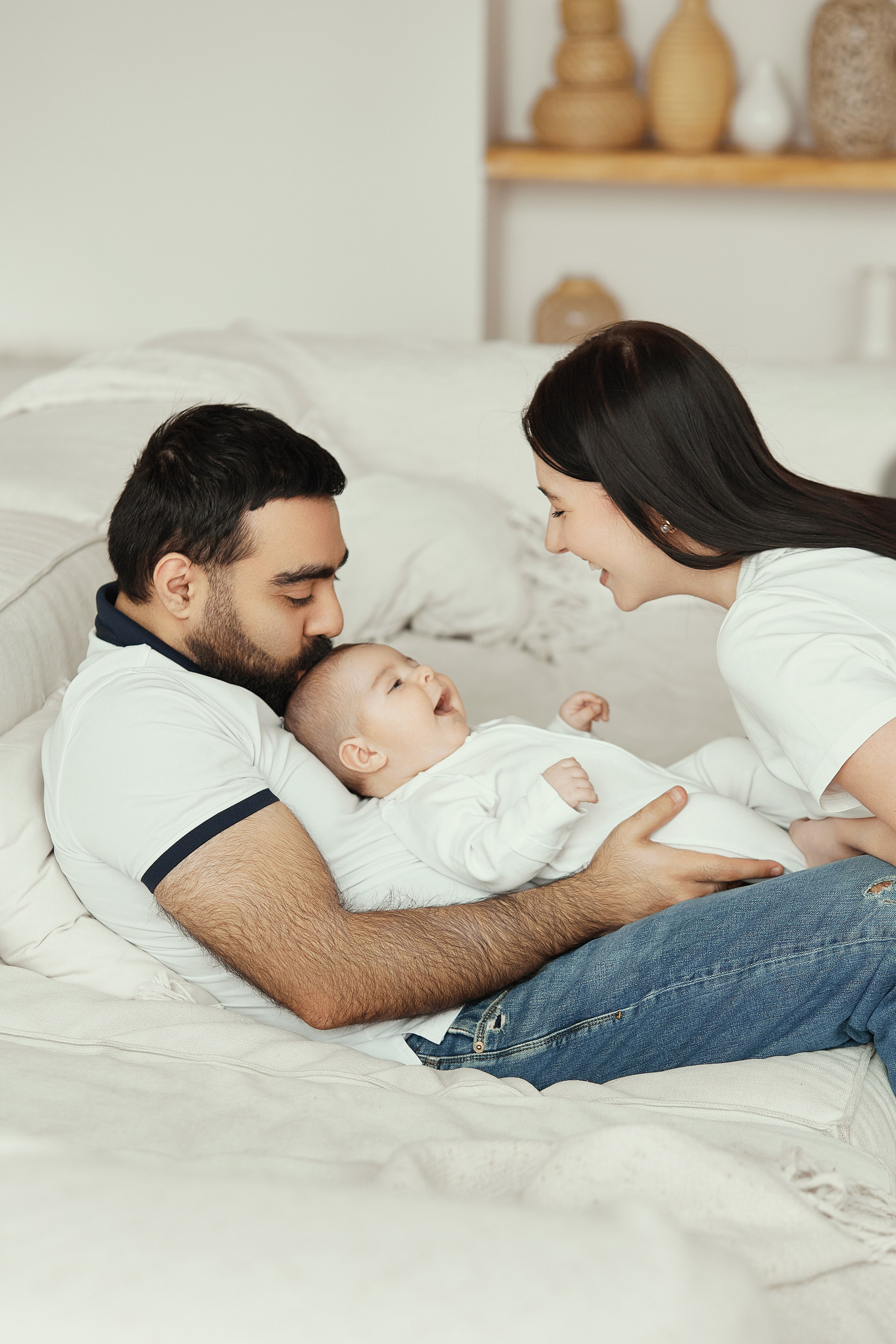 Мария, Хамид и карапуз. Прончатова Алина. Фотограф для семейных, церковных и свадебных съёмок