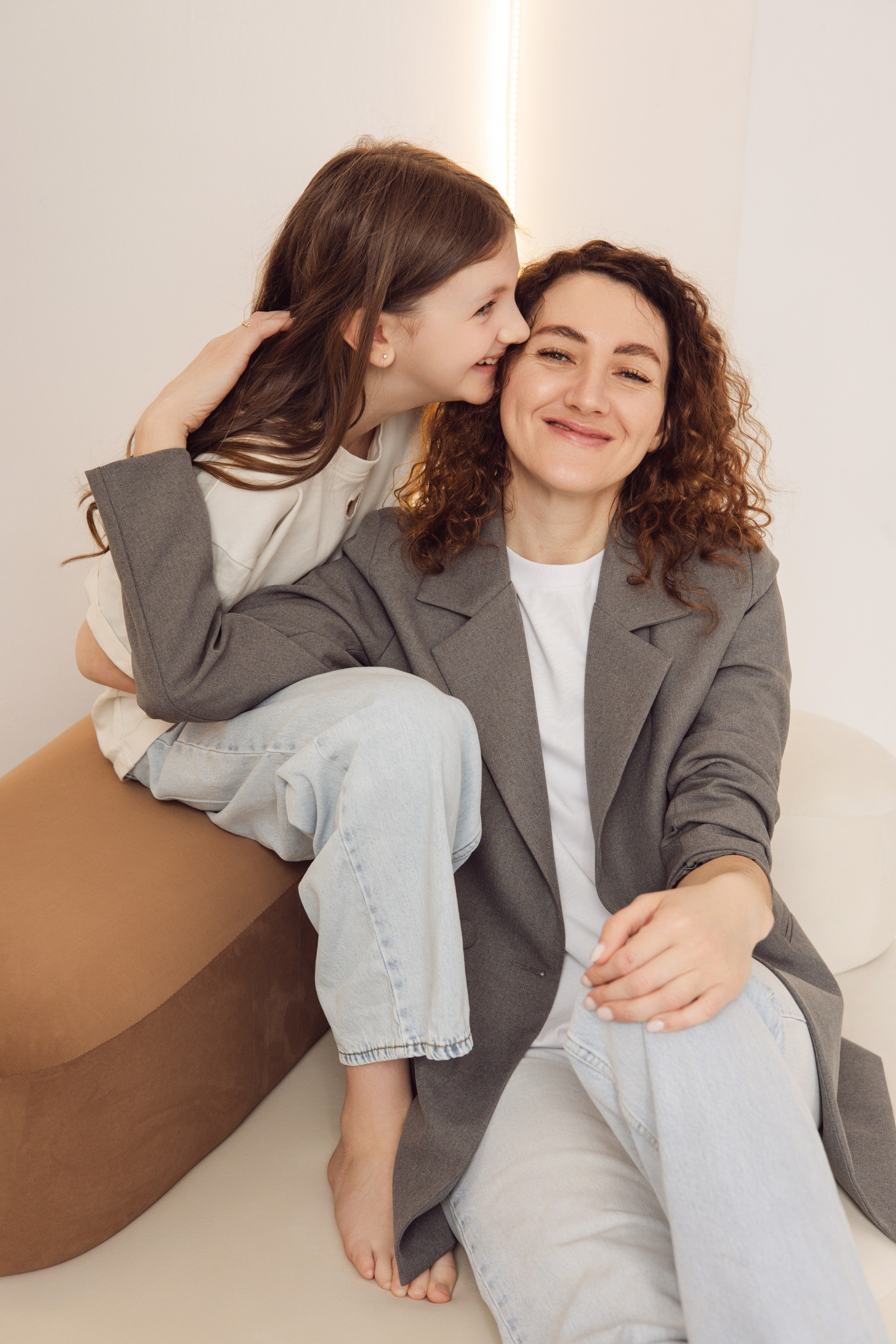 Вика с&nbsp;мамой